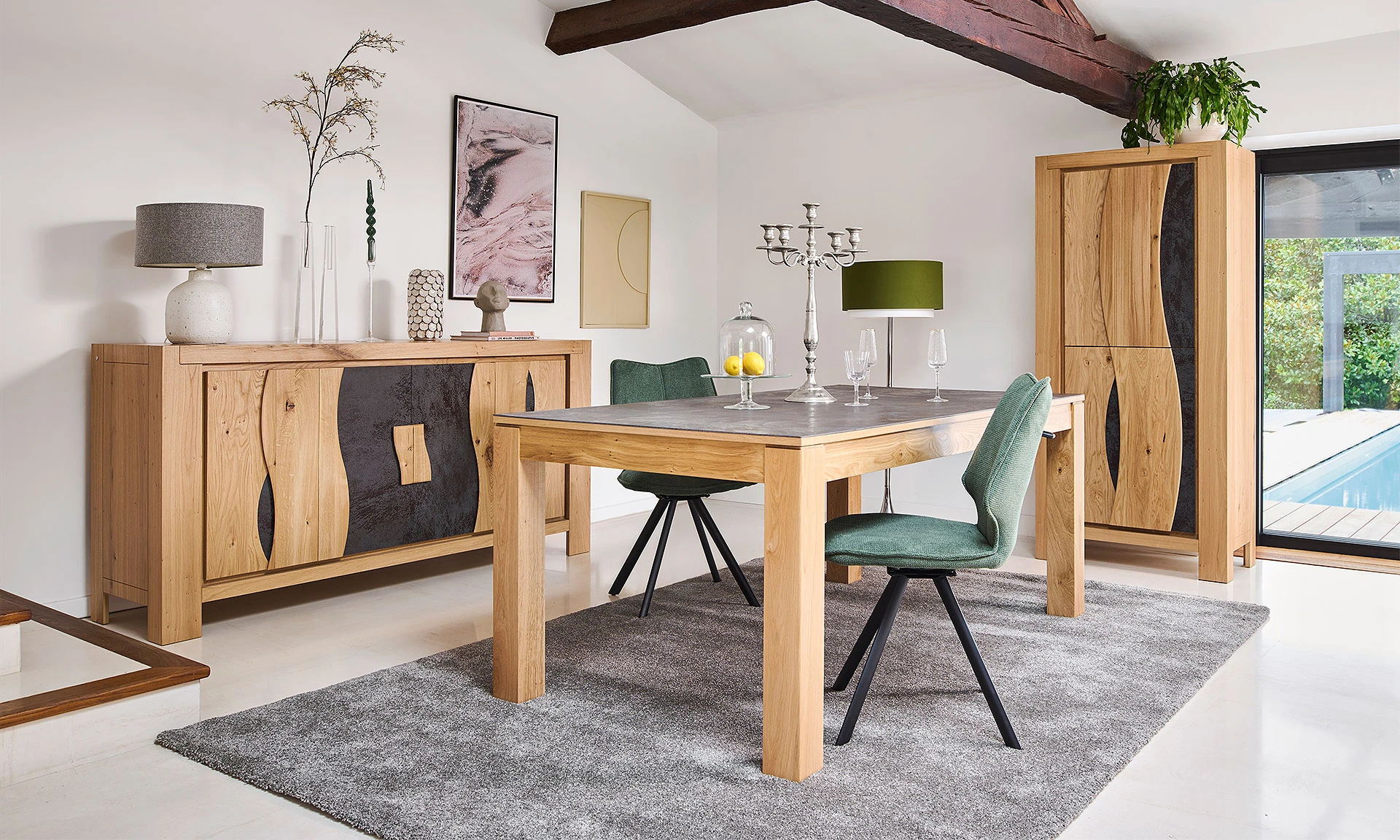 Urban - Table de repas avec allonges