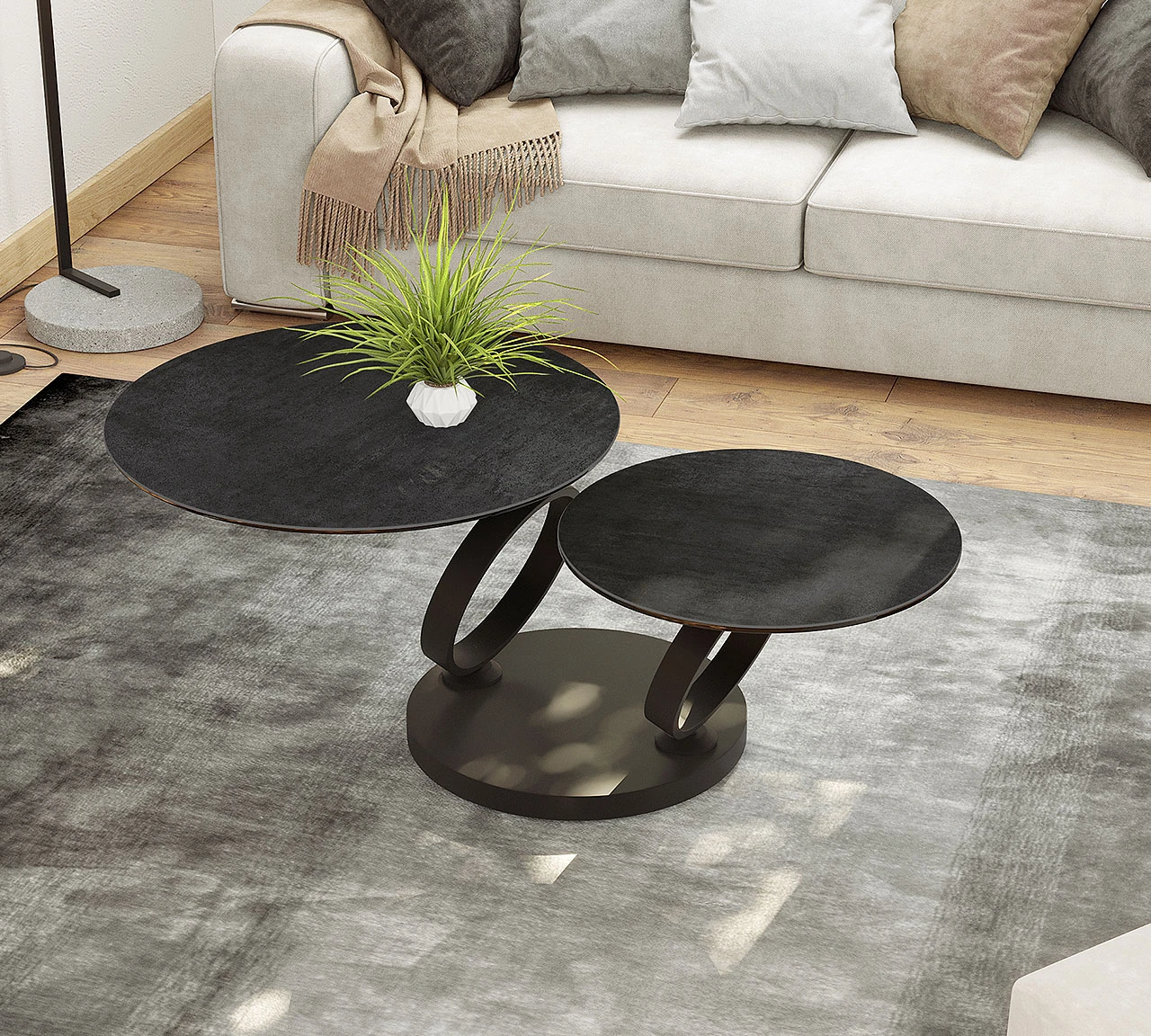 Voile - Table basse extensible