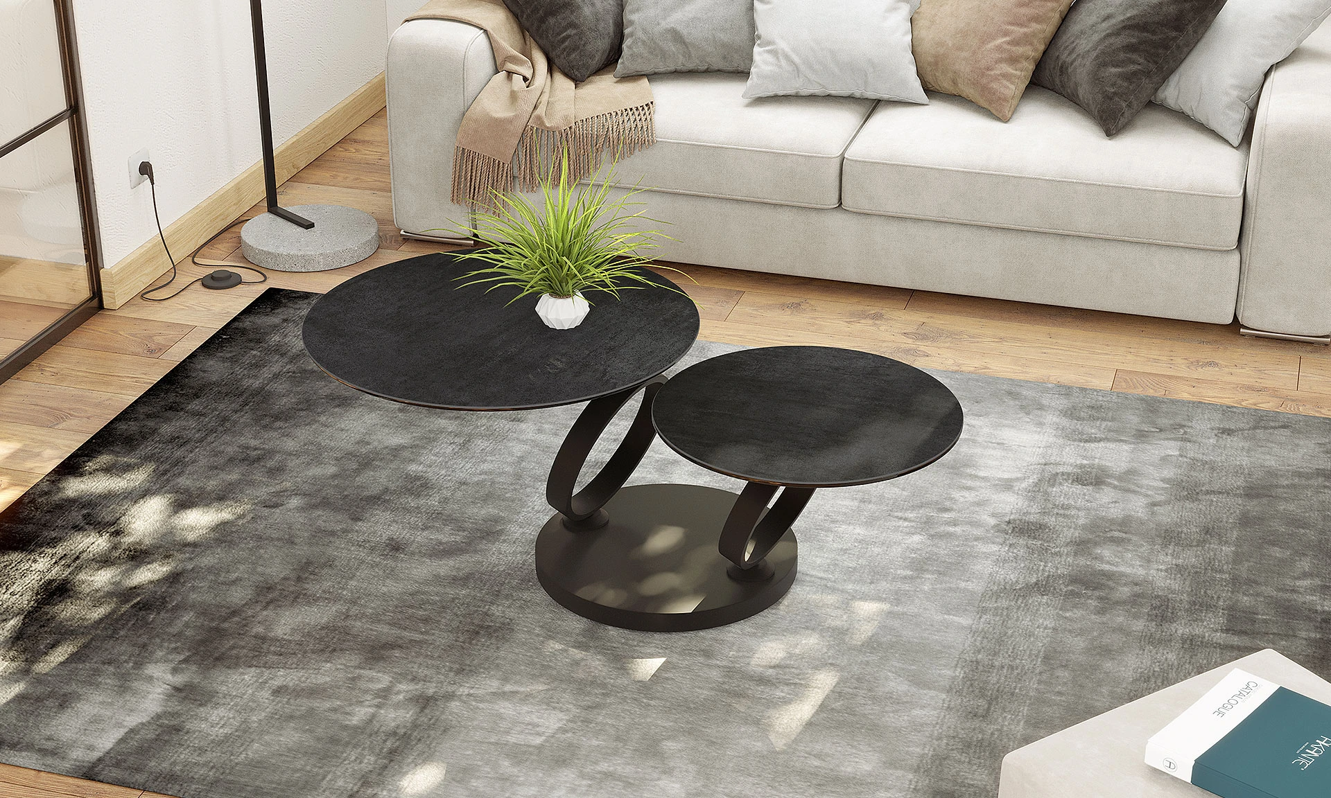 Voile - Table basse extensible