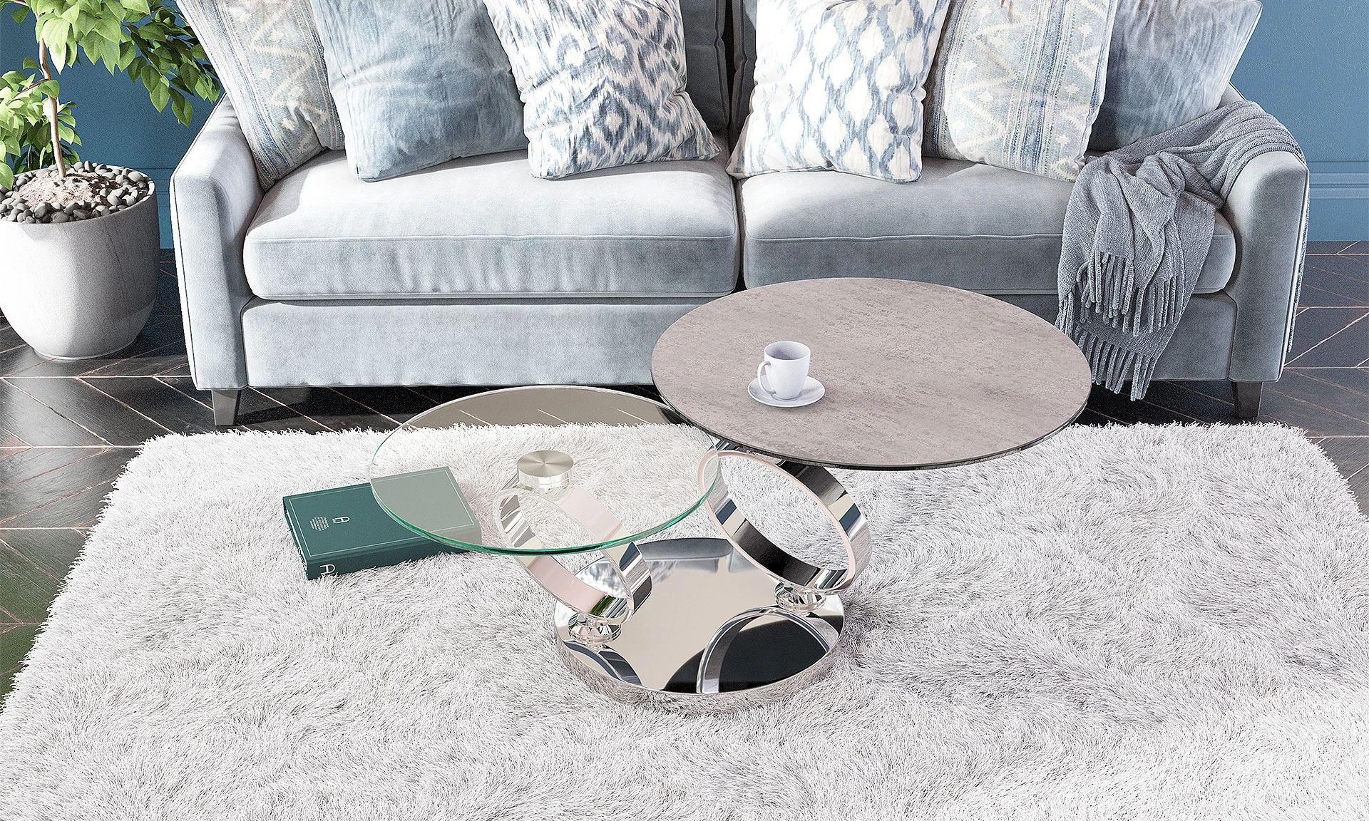 Voile - Table basse extensible