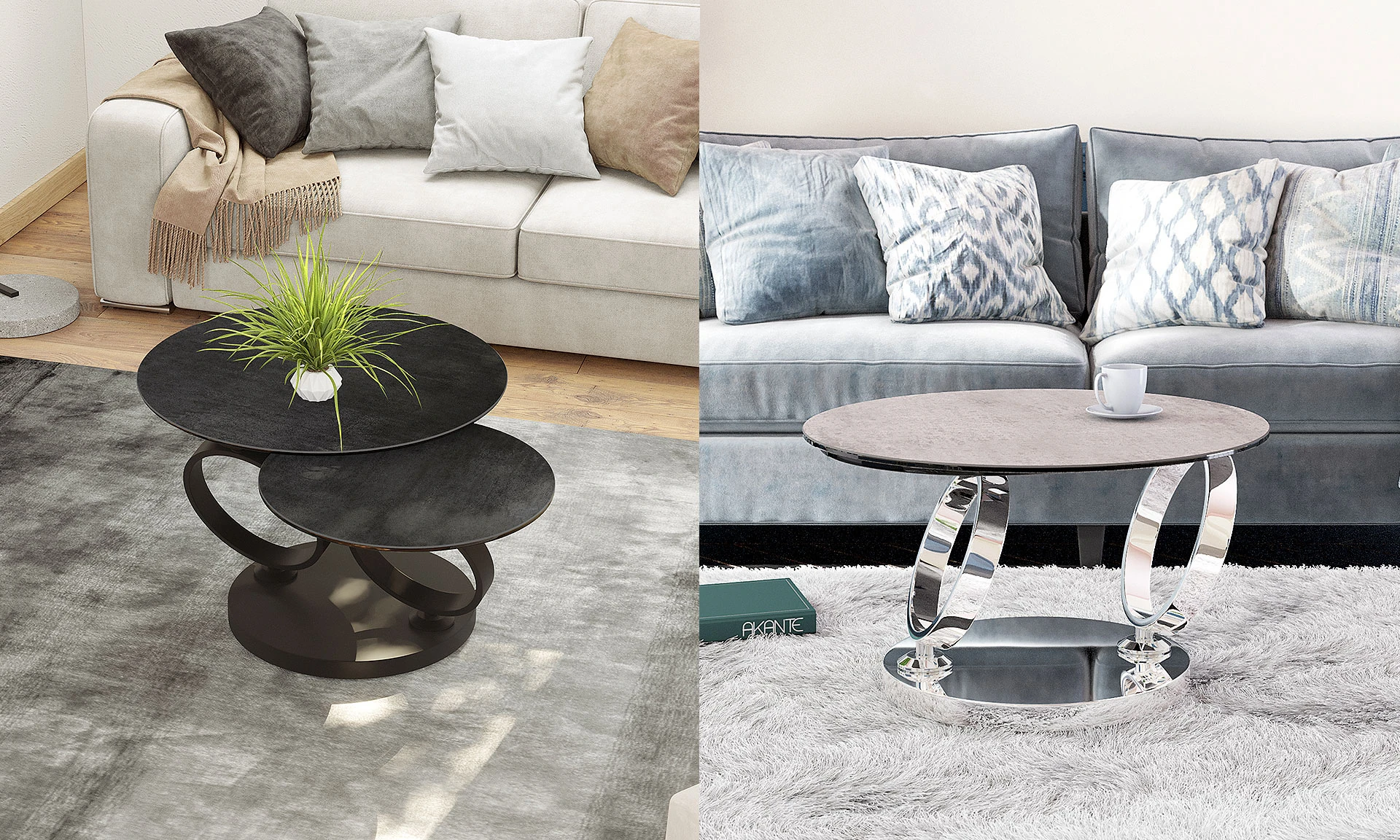 Voile - Table basse extensible