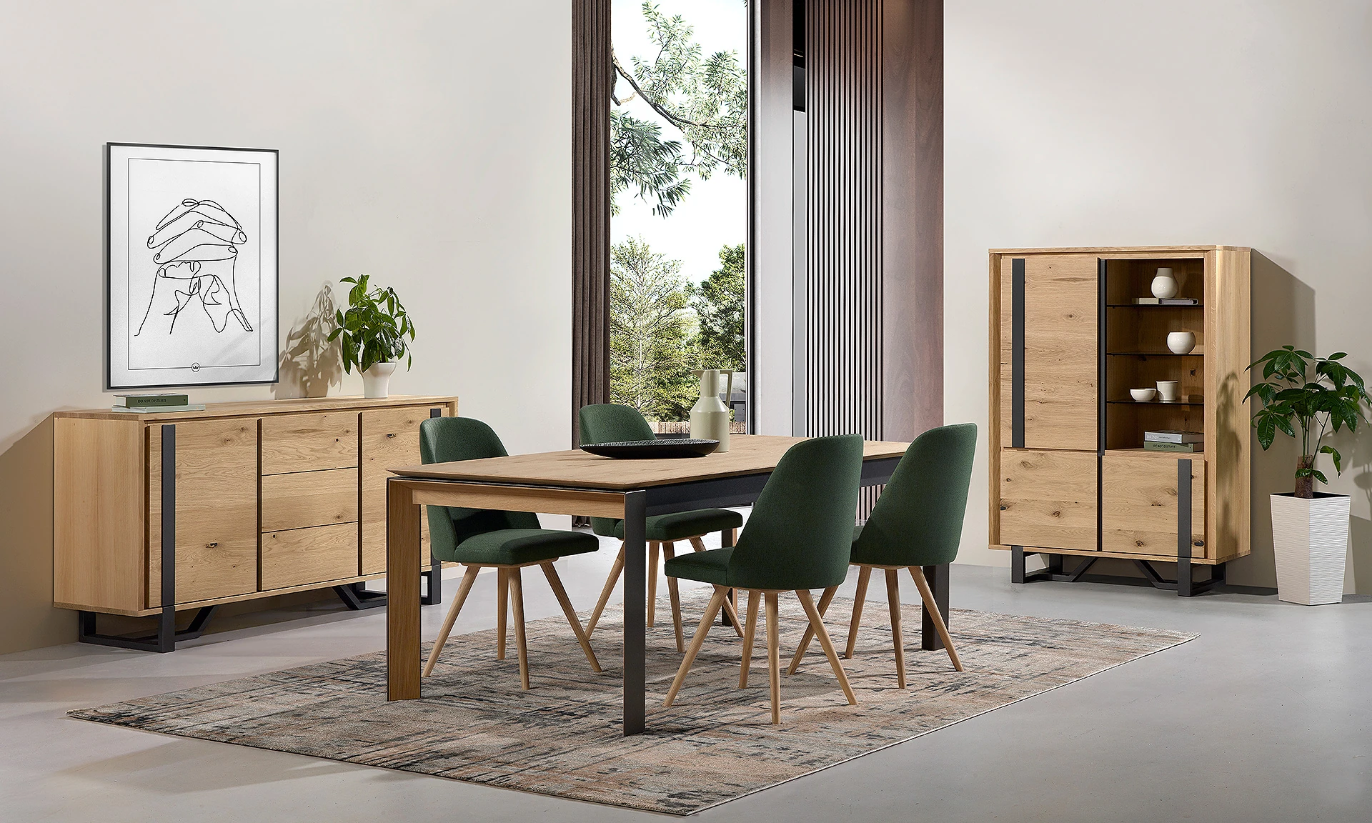 Wild - Enfilade 3 portes en bois