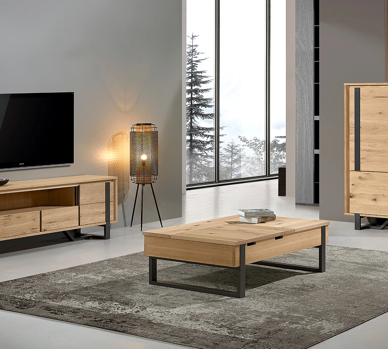 Wild - Table basse, vitrine et meuble TV