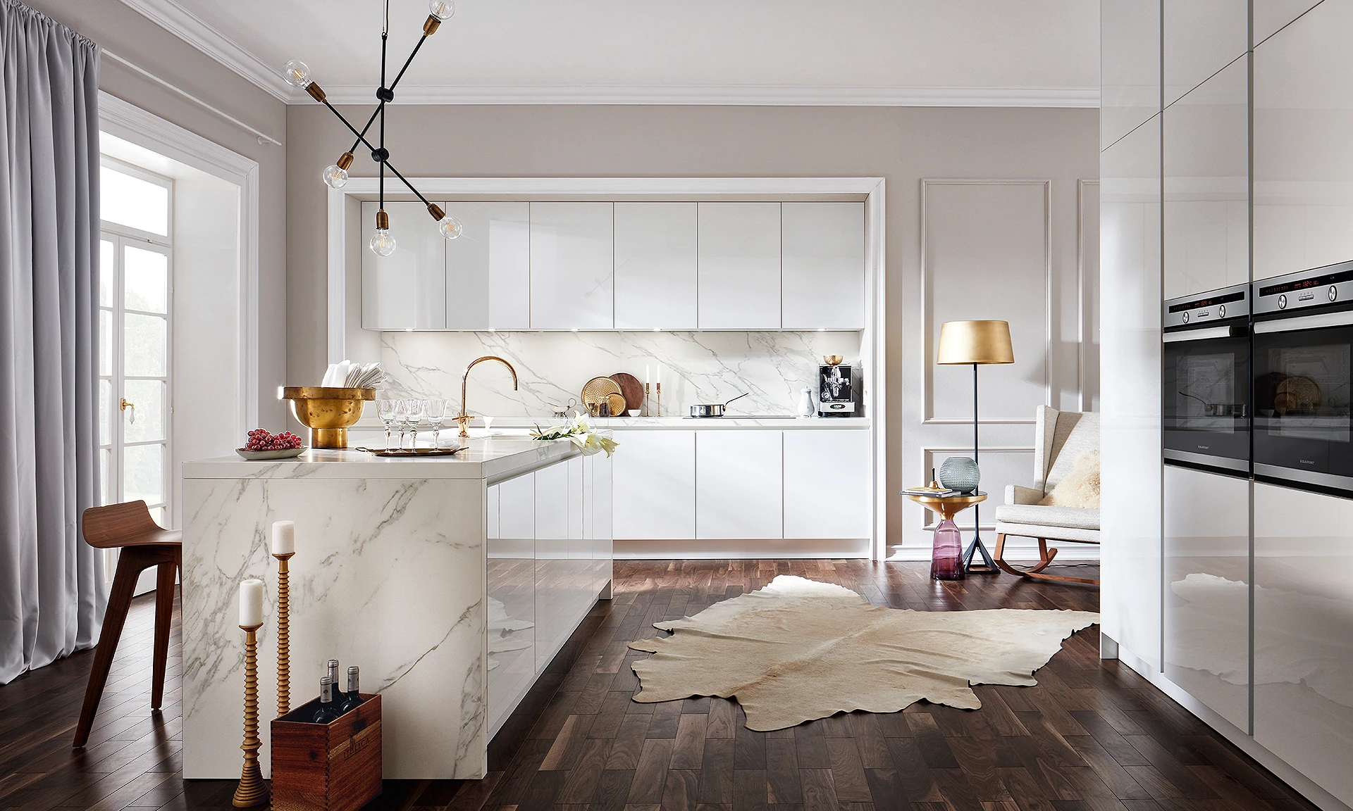 La rencontre au showroom