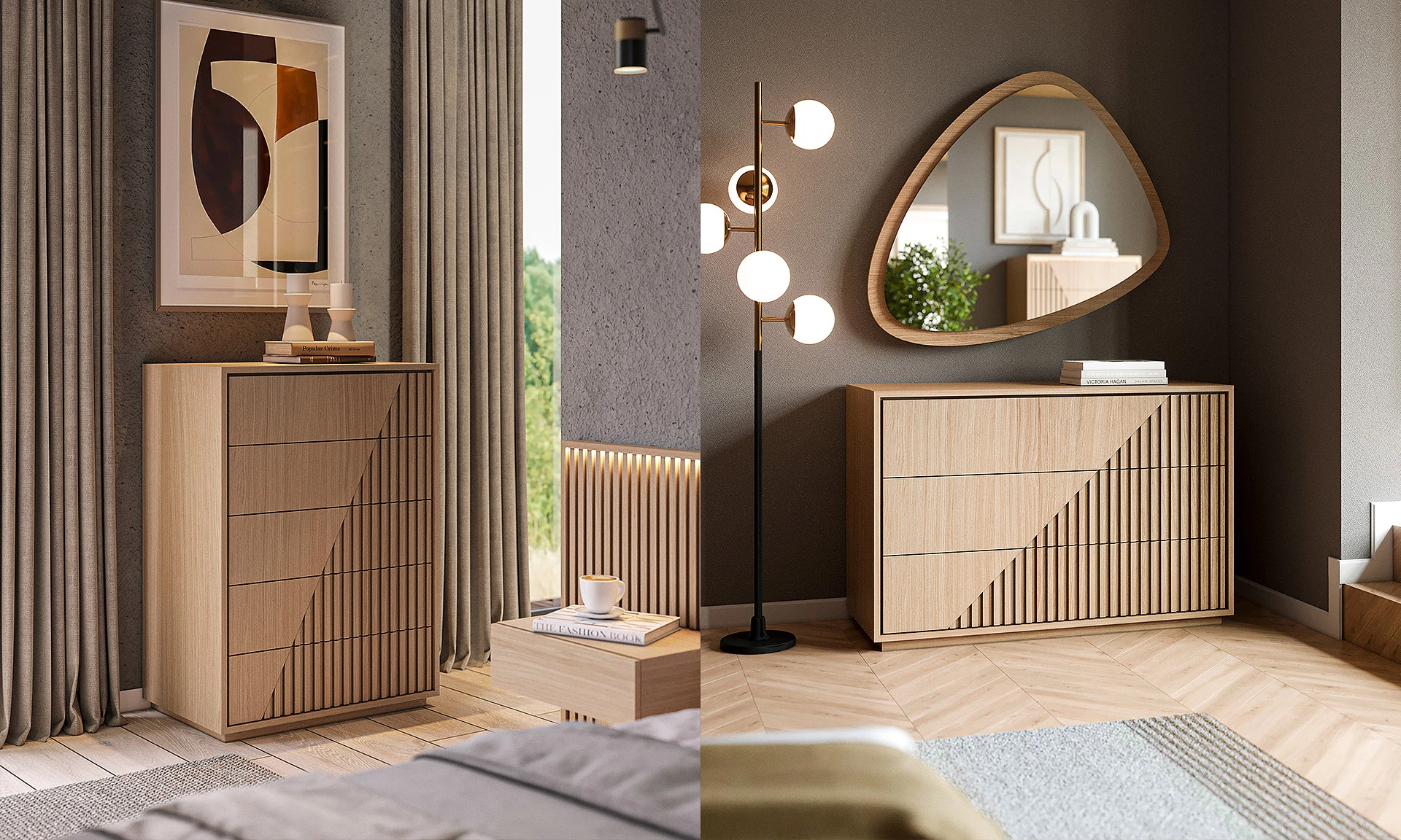 Biais - Chiffonnier & commode