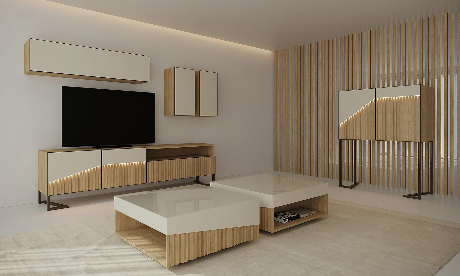 Biais - Meuble TV et table basse