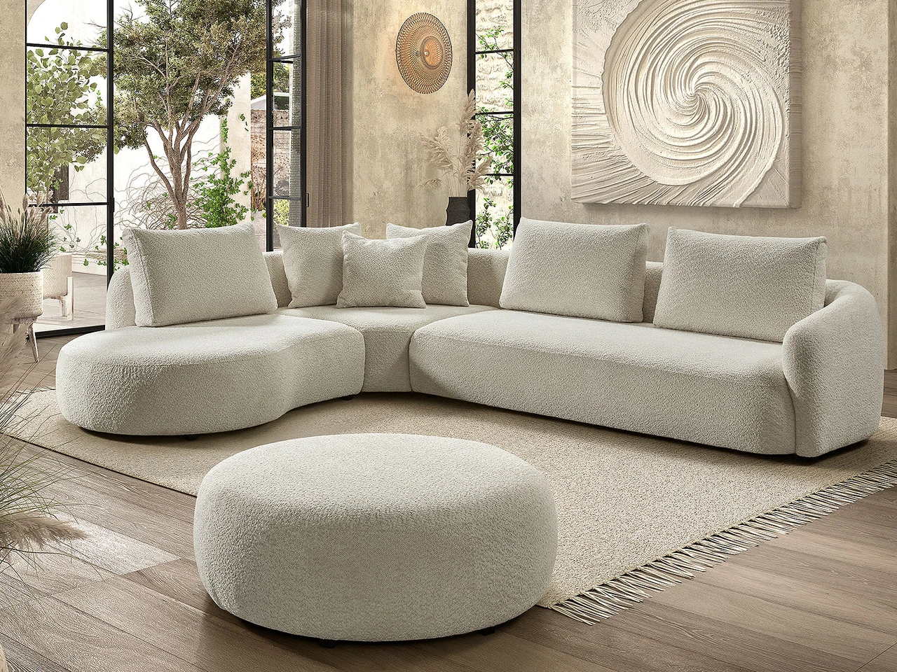 Bianco - Grand salon d’angle