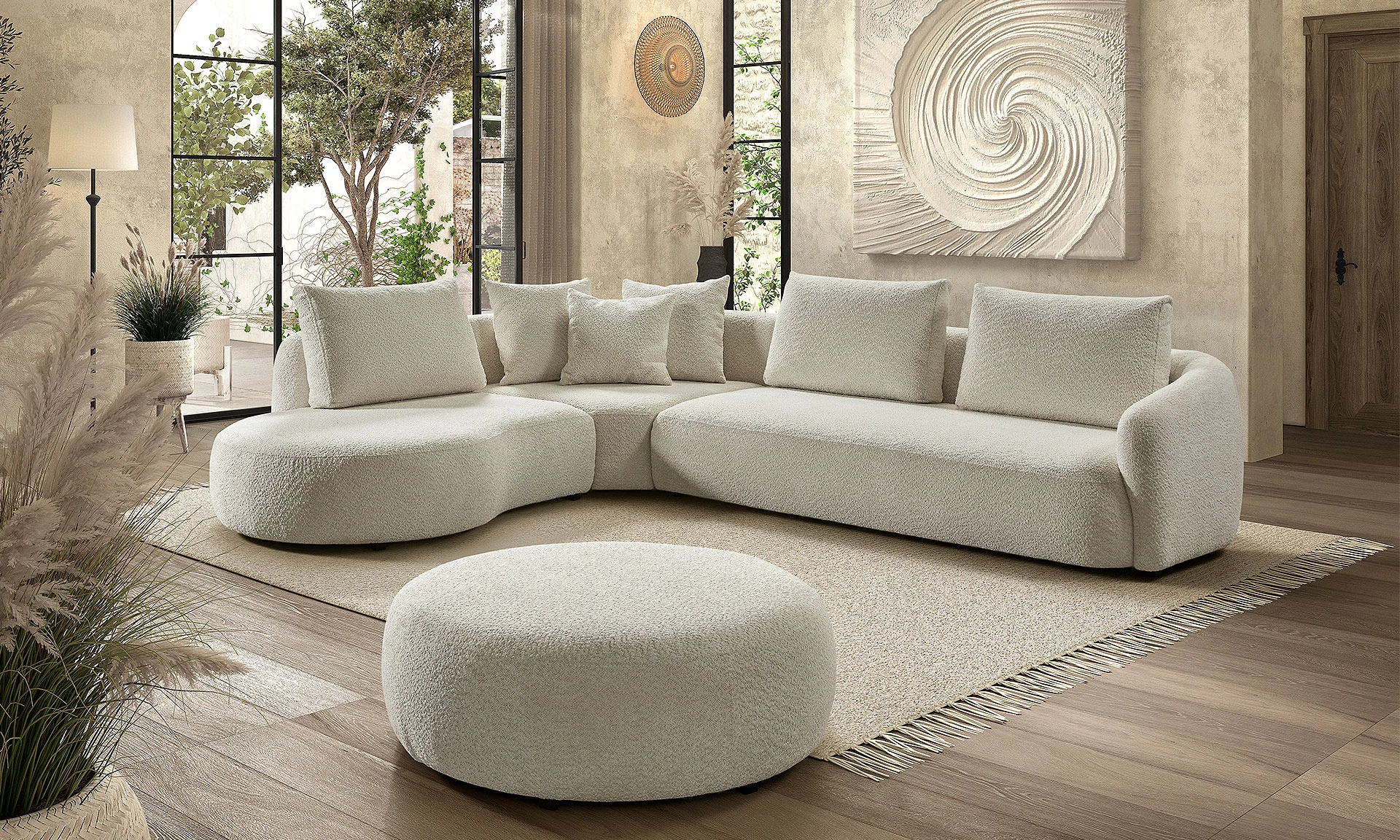 Bianco - Grand salon d’angle