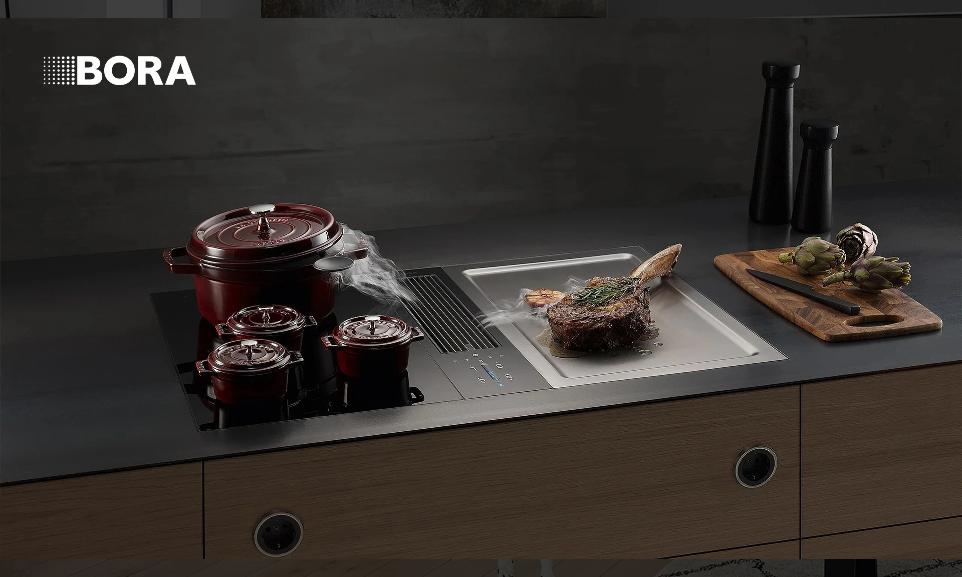 BORA CLASSIC 2.0 - PLAQUE DE CUISSON AVEC HOTTE INTÉGRÉE
