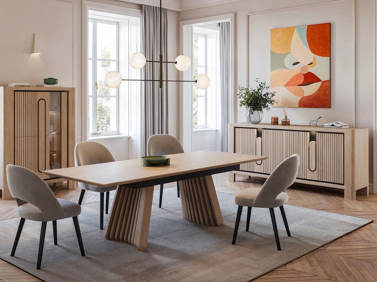 Dahlia - Enfilade 4 portes