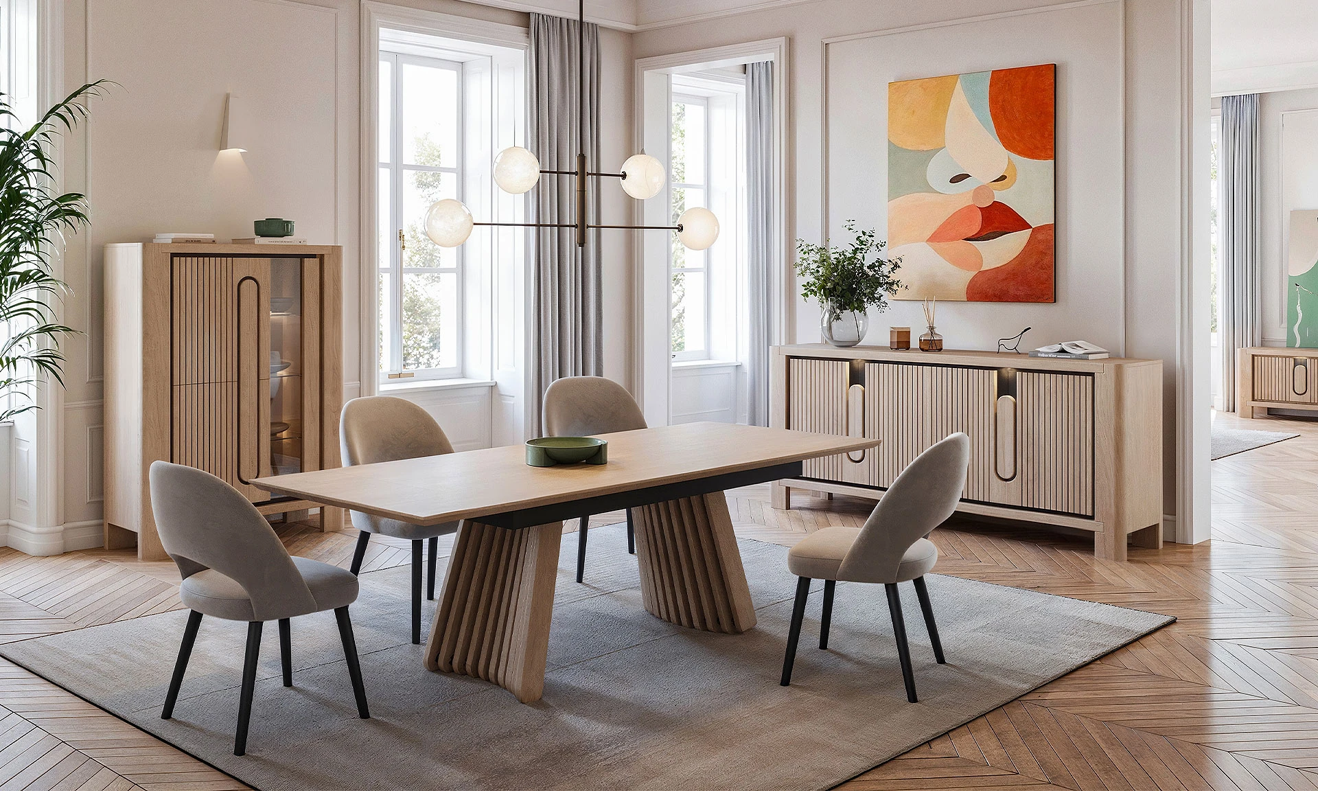 Dahlia - Enfilade 4 portes