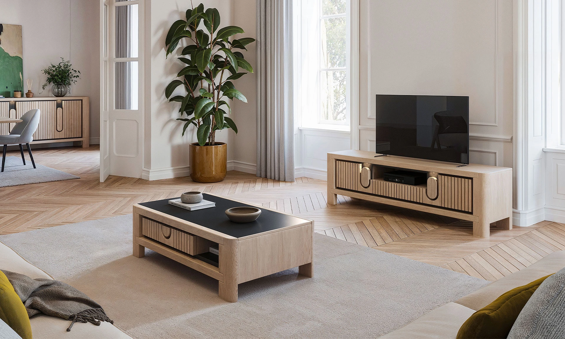 Dahlia - Meuble TV et table basse