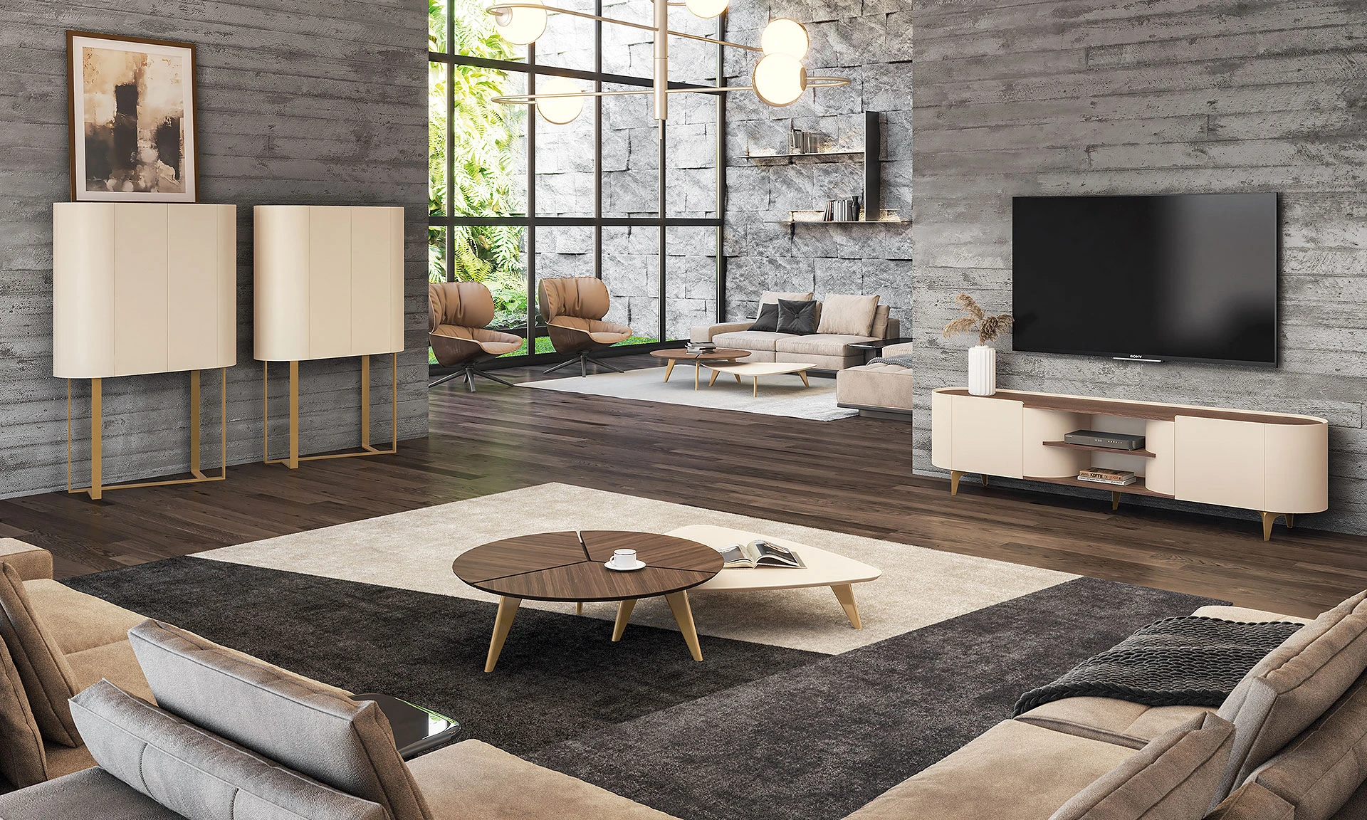Divin - Table basse et meuble TV
