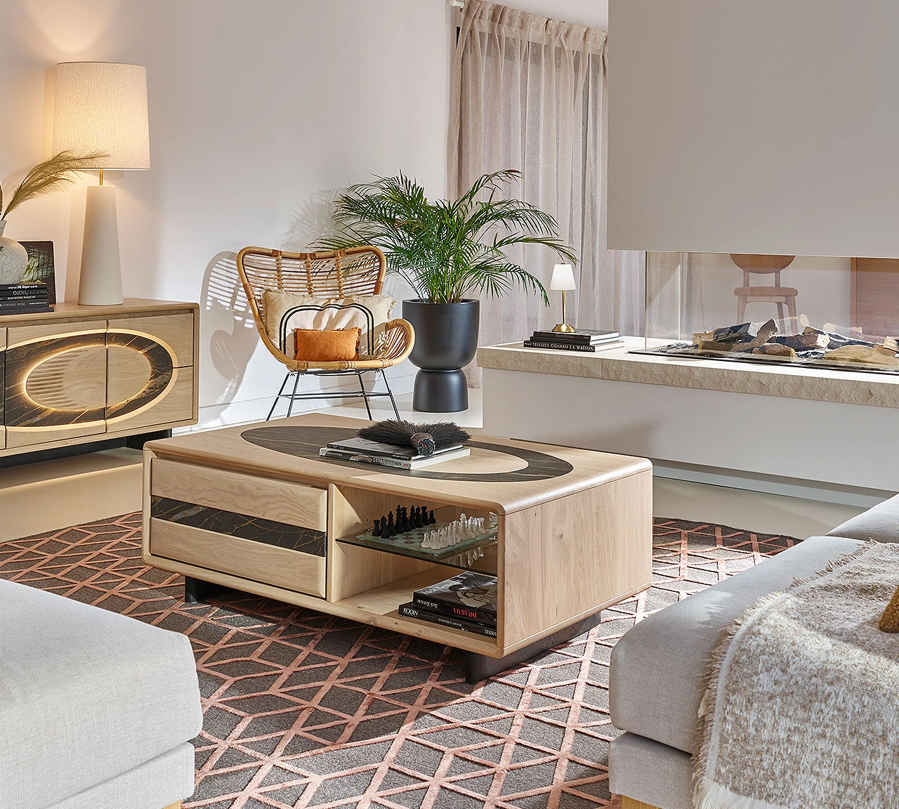 Eros - Meuble TV et table basse