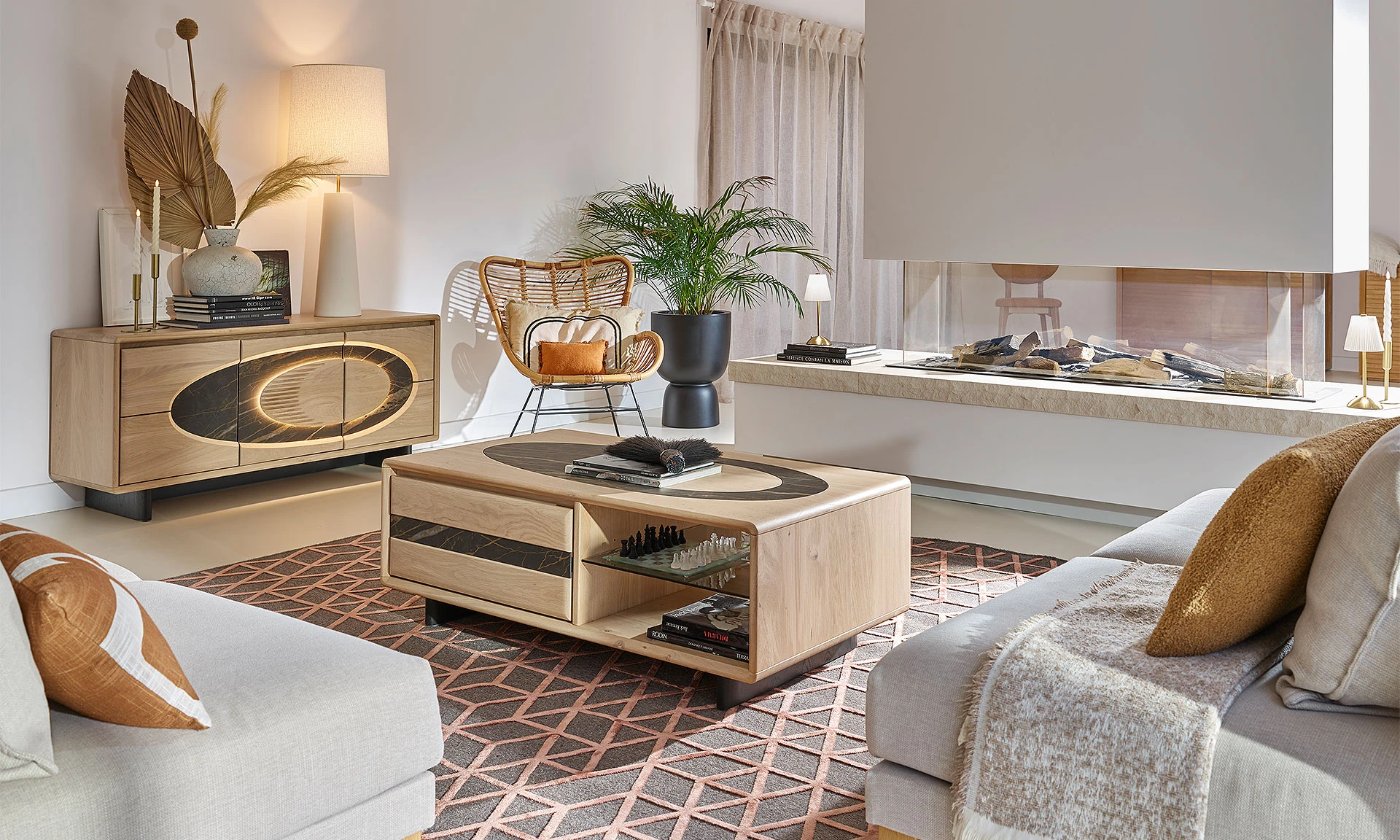 Eros - Meuble TV et table basse