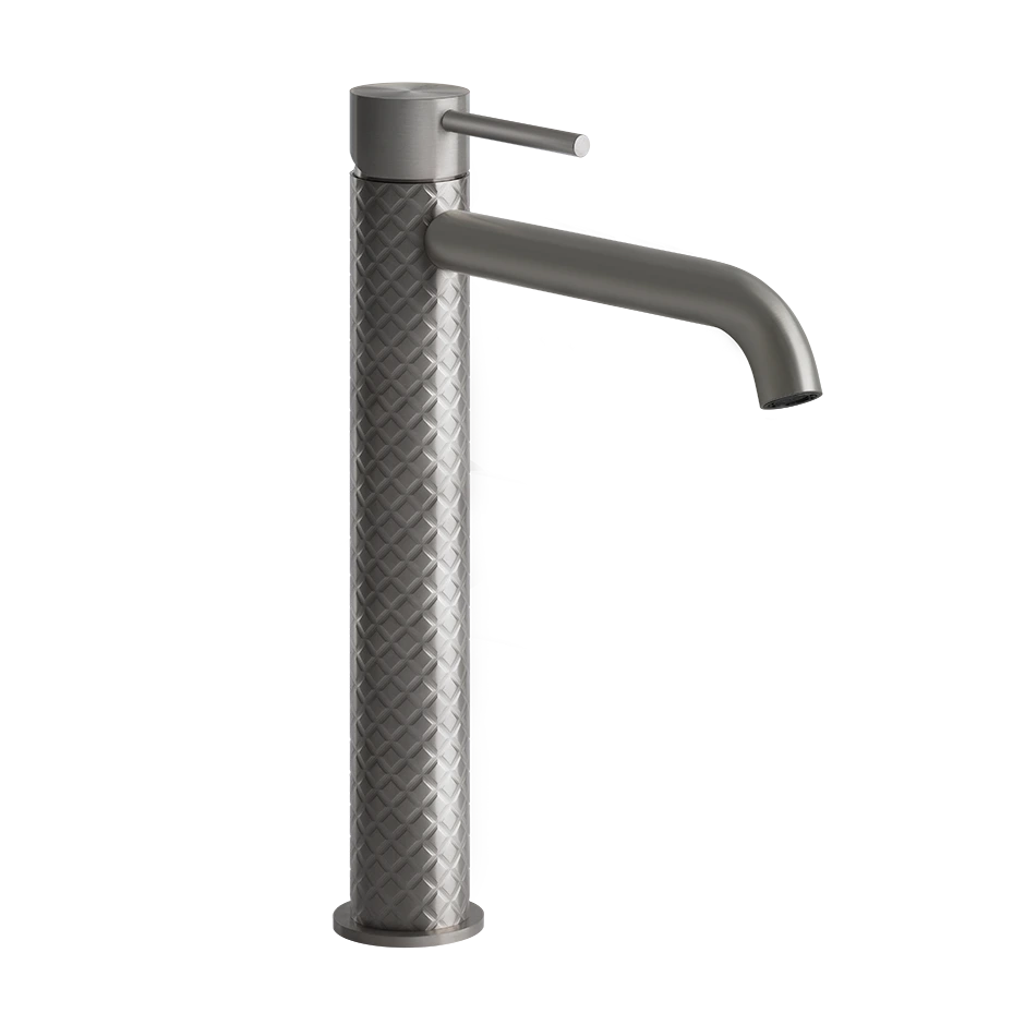 Mitigeur lavabo Gessi316 · Acier brossé