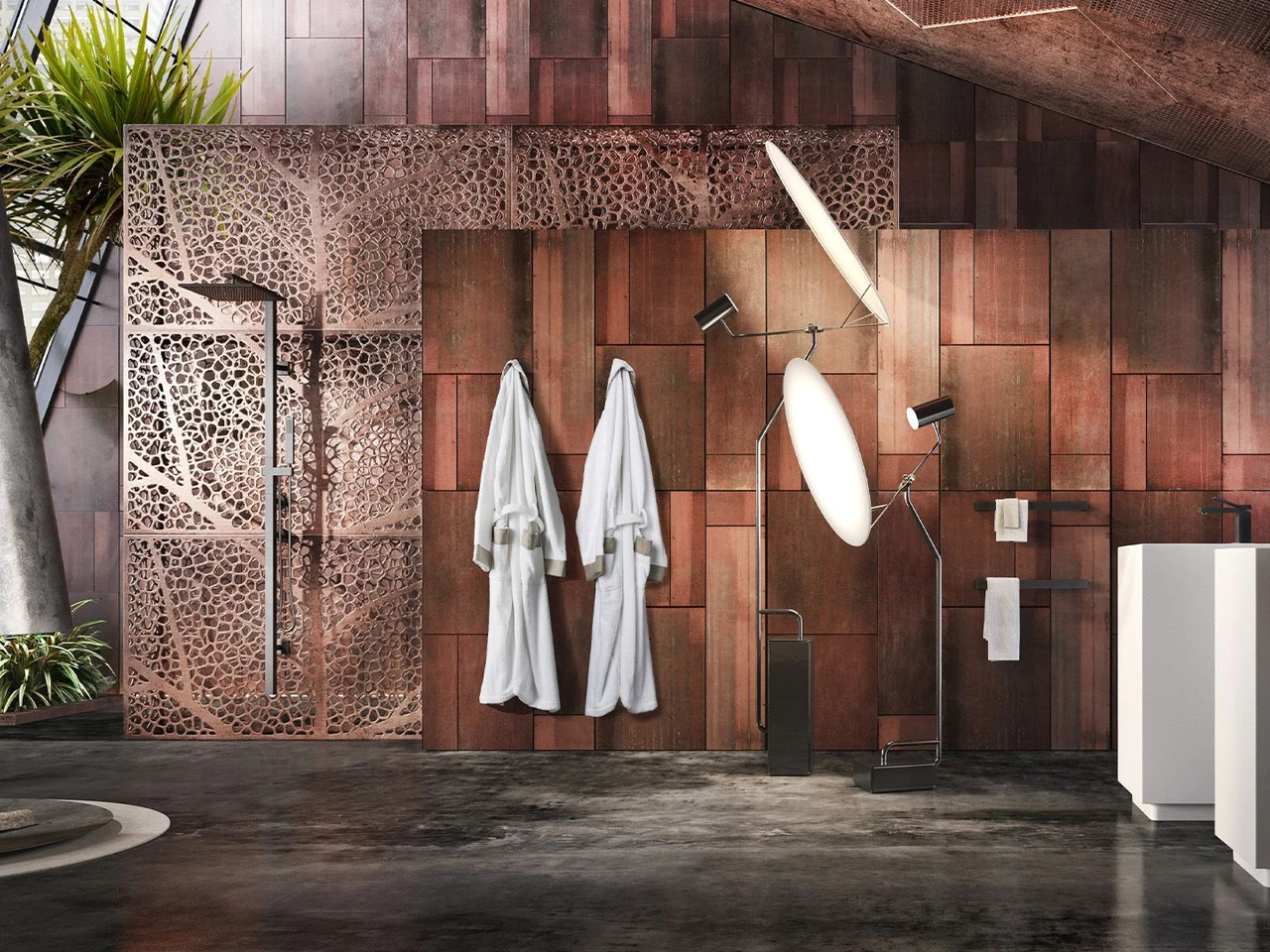 Colonne et set de douche Rettangolo K
