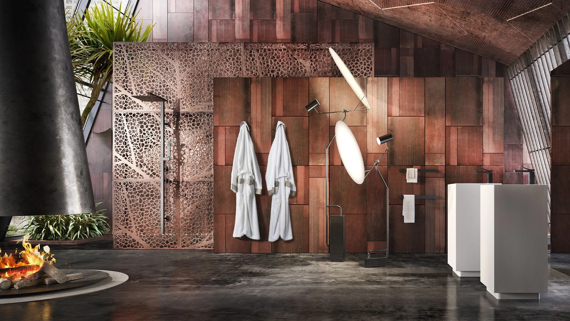 Mitigeur bain et douche Rettangolo K