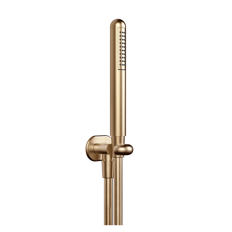Colonne et set de douche Goccia · Bronze chaud brossé PVD