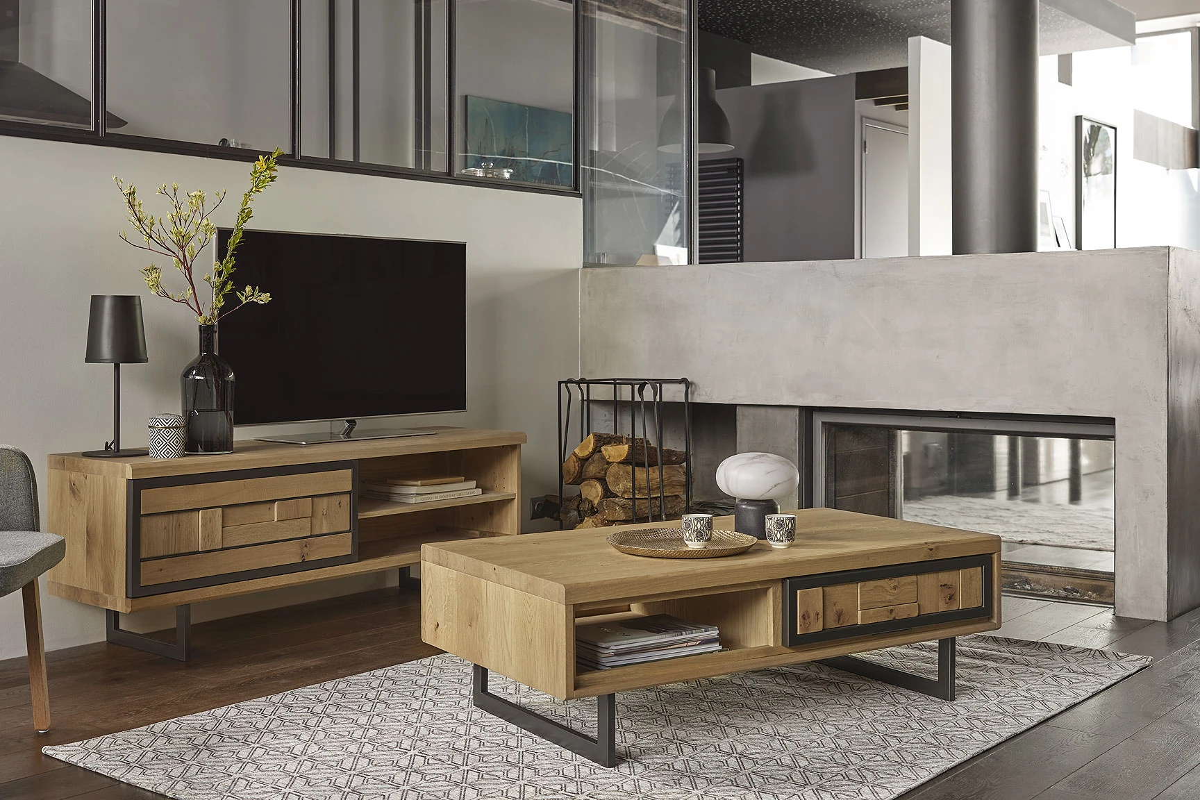 Folio - Meuble TV et table basse