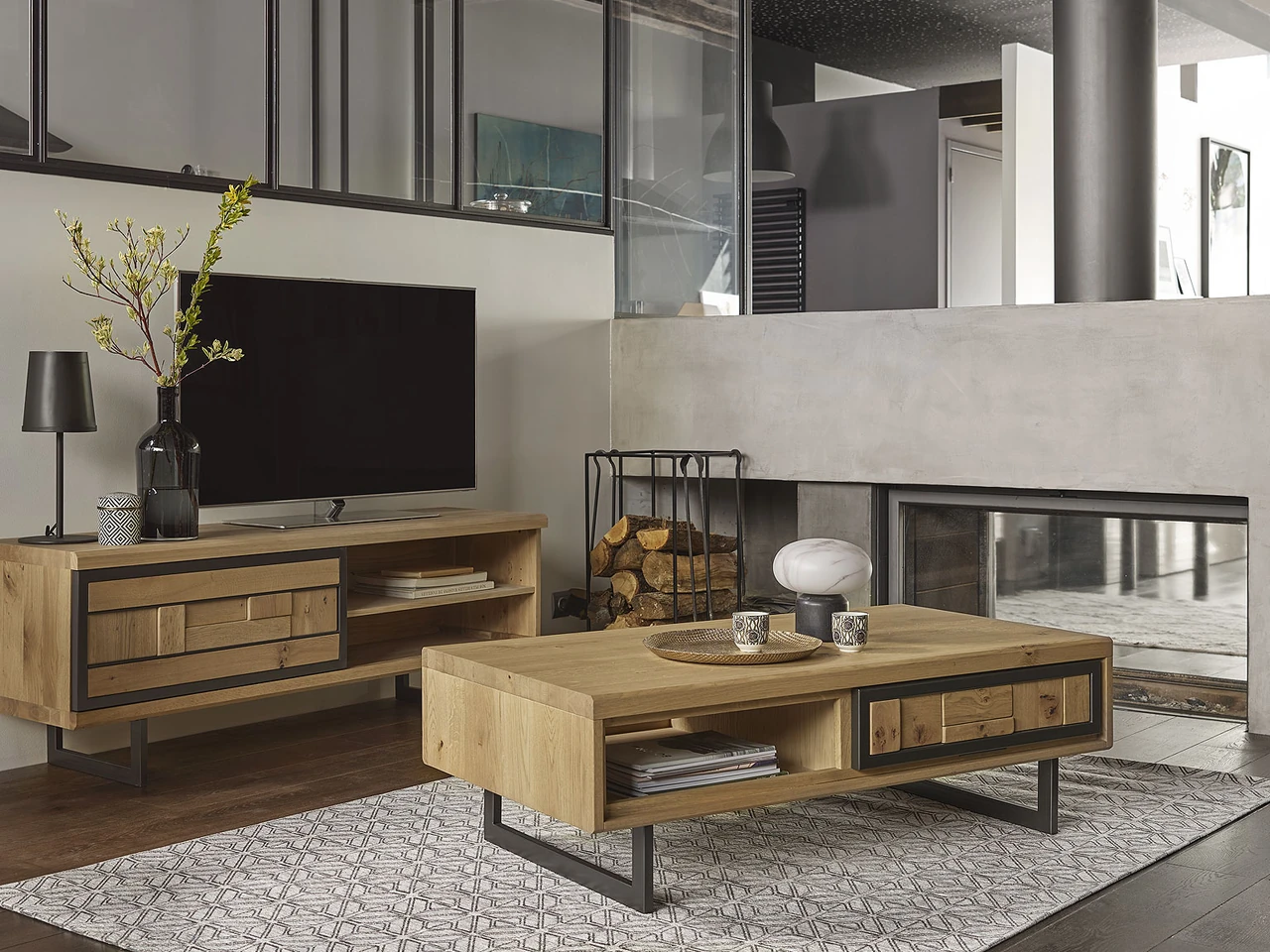 Folio - Meuble TV et table basse
