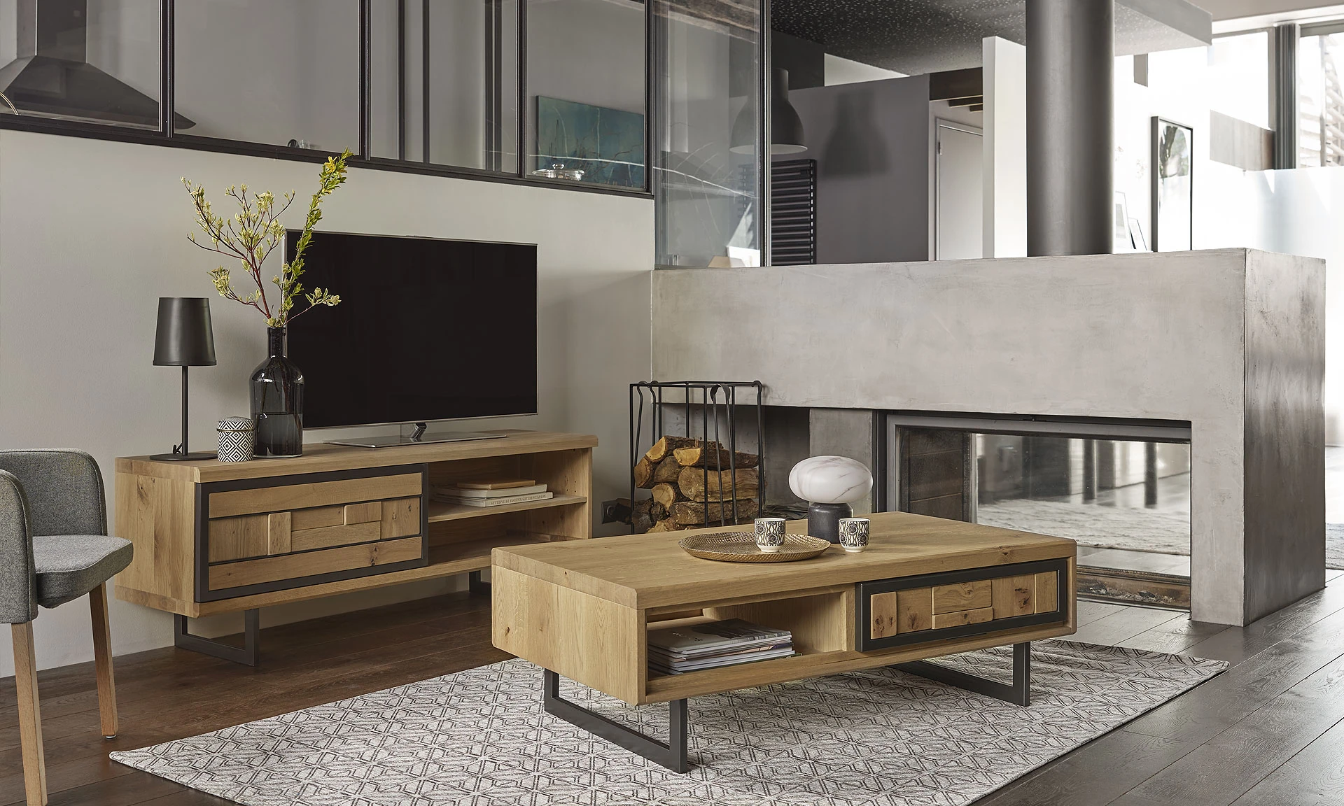 Folio - Meuble TV et table basse