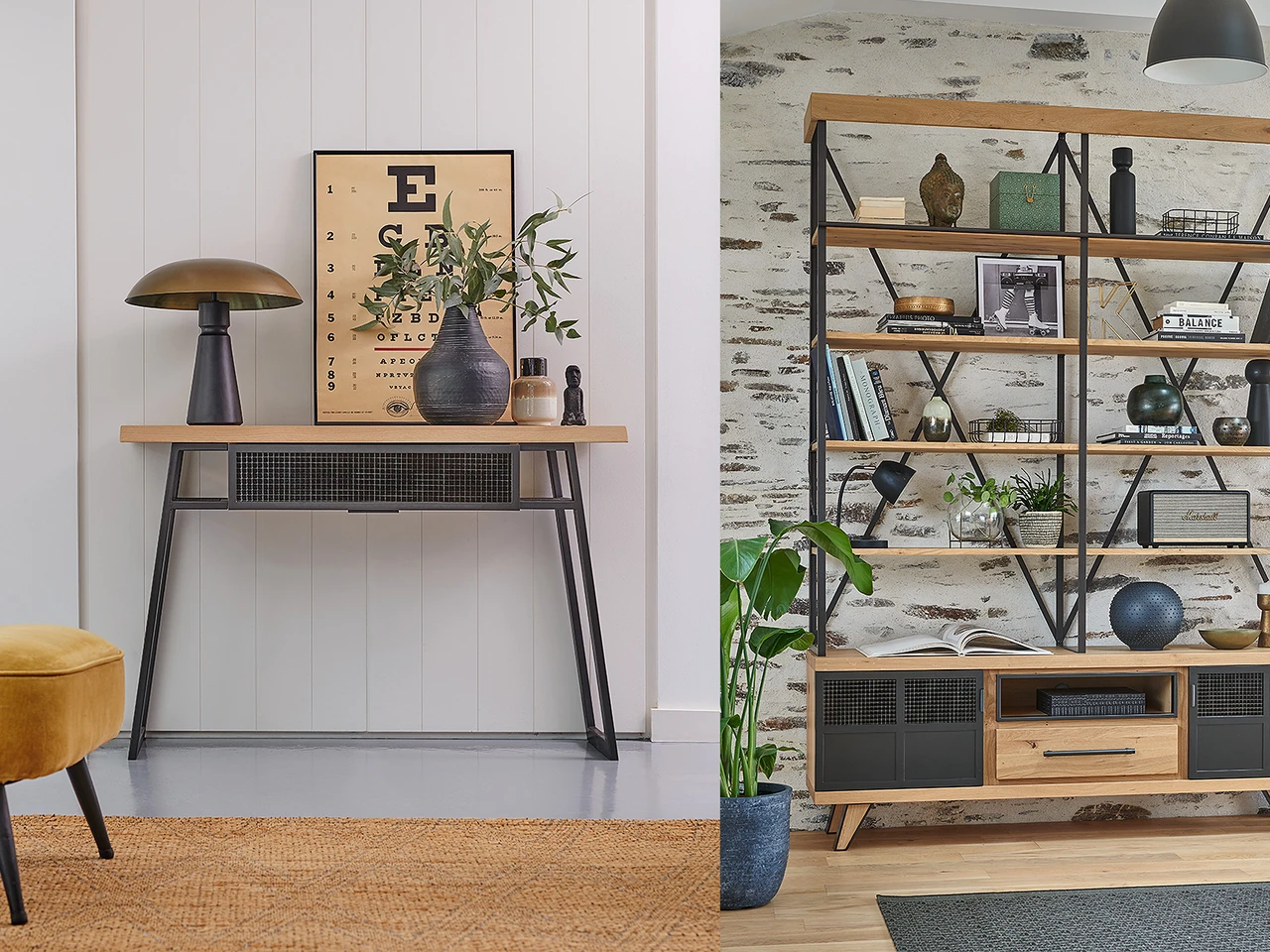Frame - Console et bibliothèque