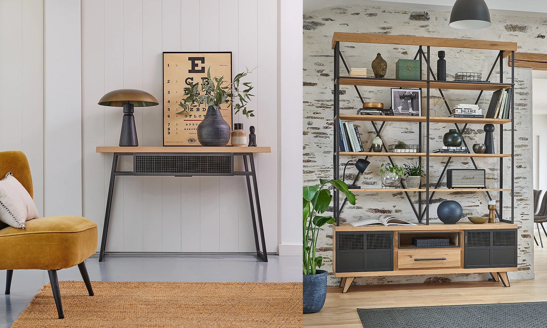 Frame - Console et bibliothèque