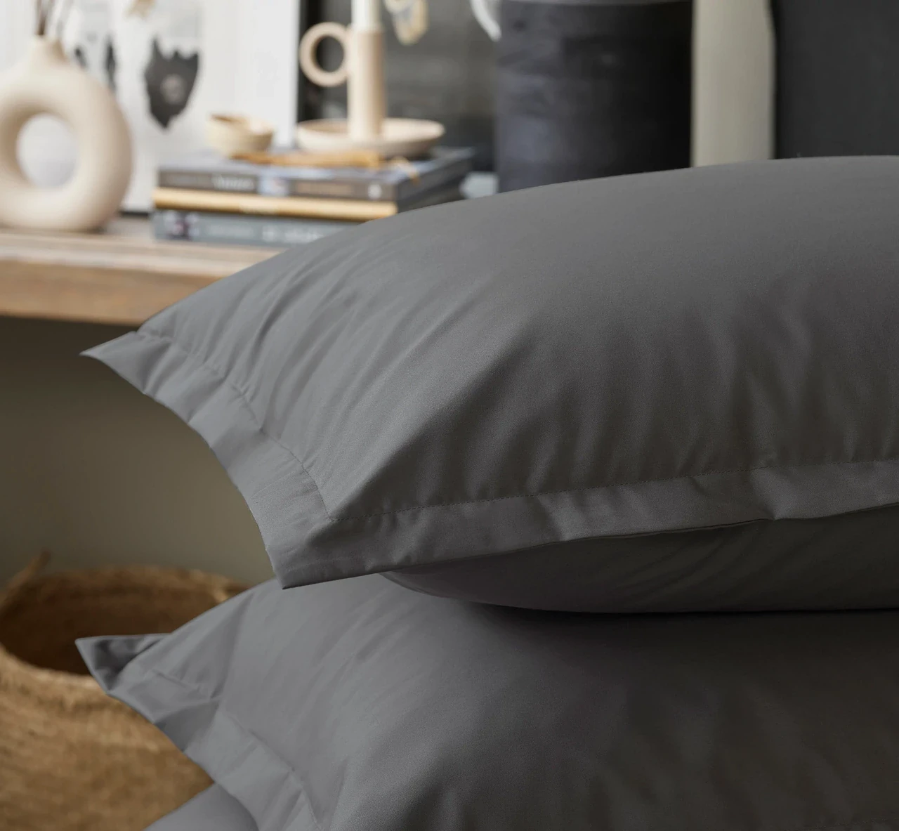 Taie d'oreiller en coton égyptien Home by TEMPUR