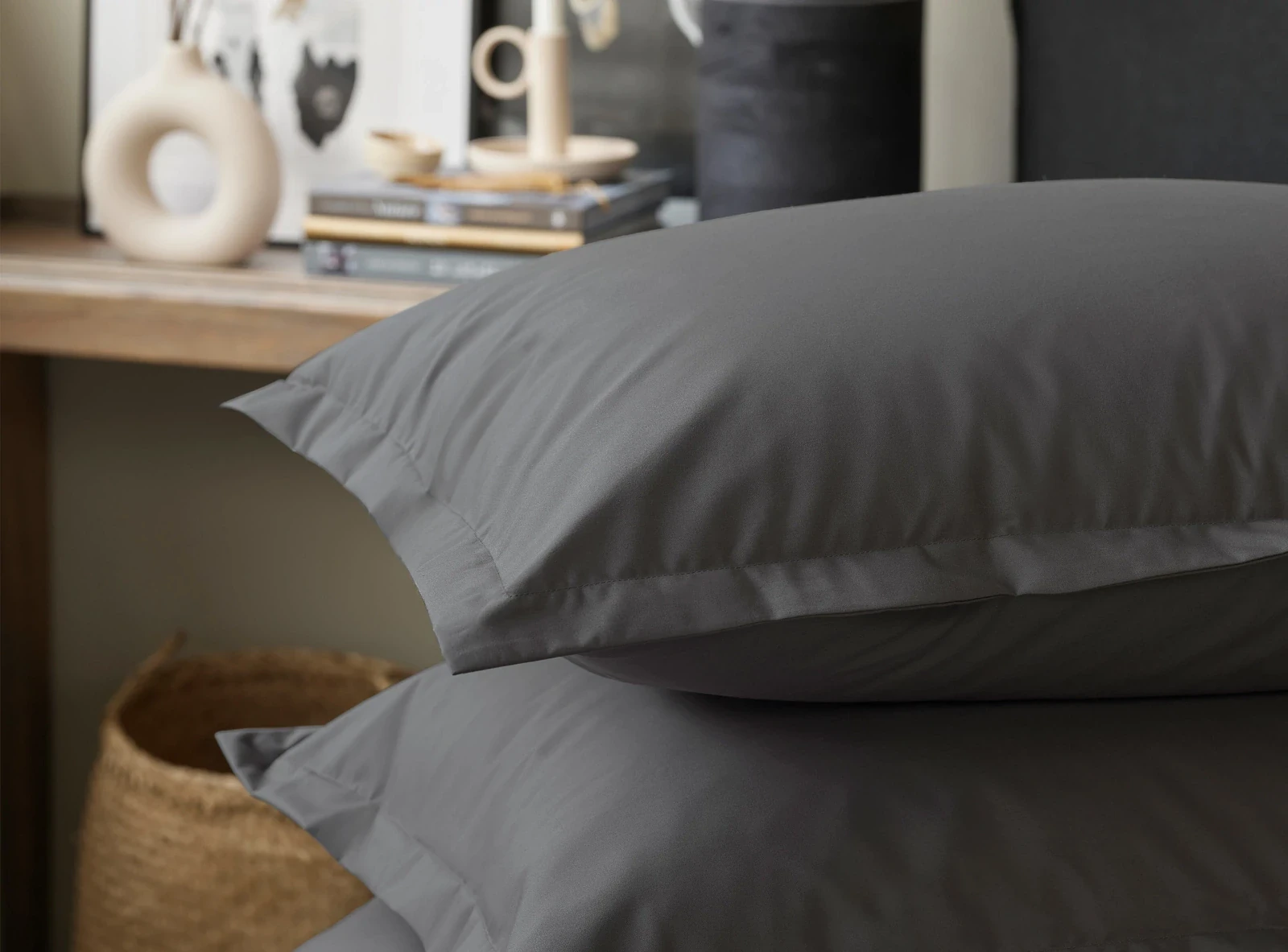 Taie d'oreiller en coton égyptien Home by TEMPUR