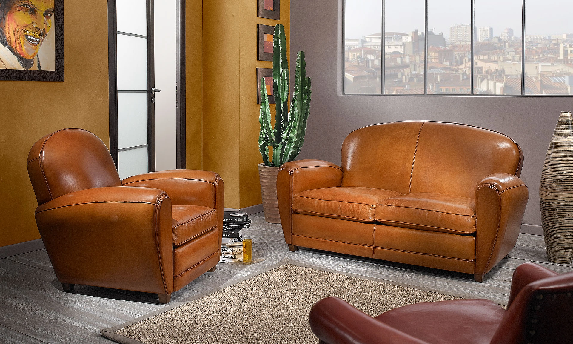 Cambridge - Canapé & fauteuil club