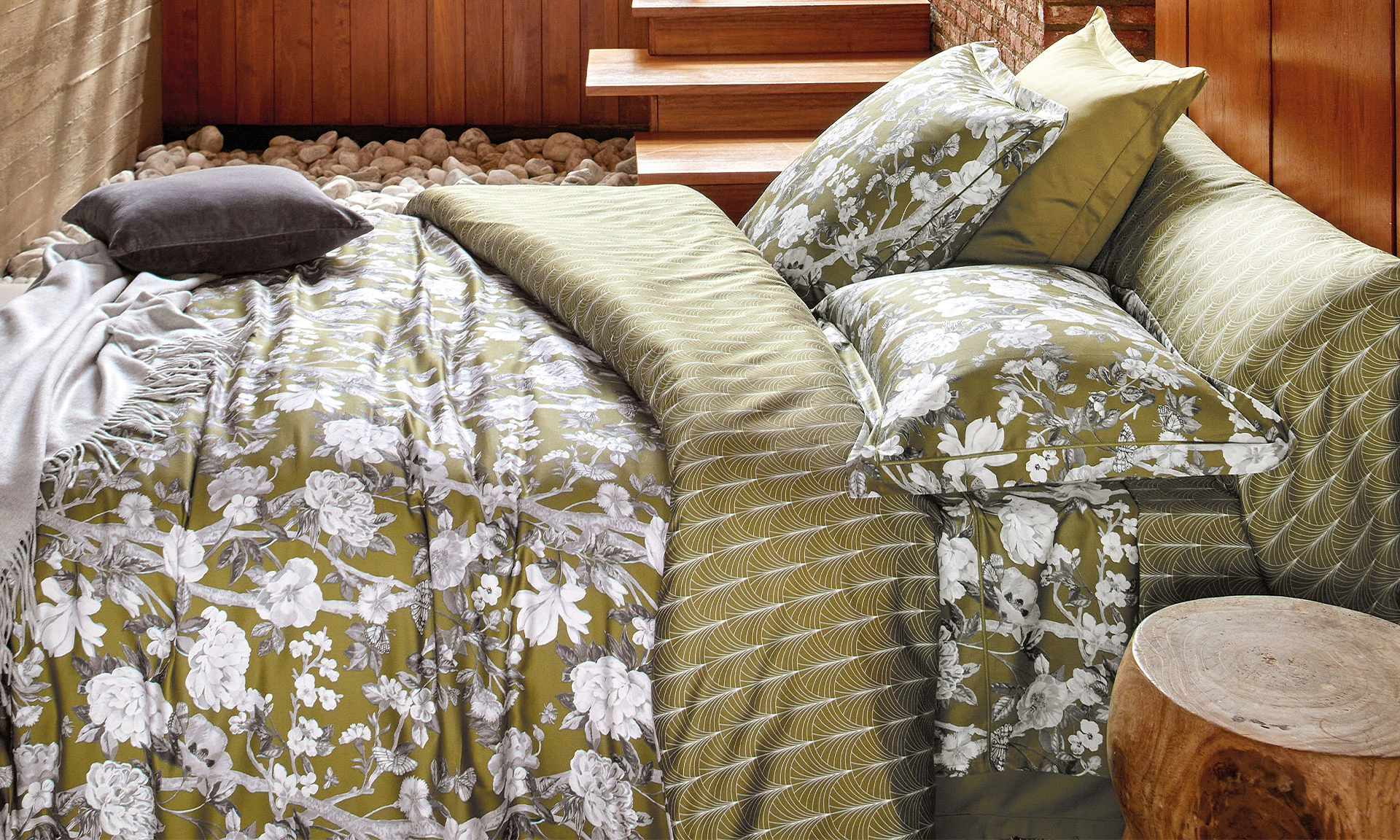 Housse de couette Olive