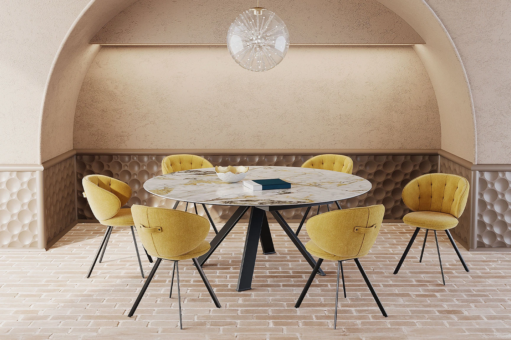 Indiana - Grande table céramique