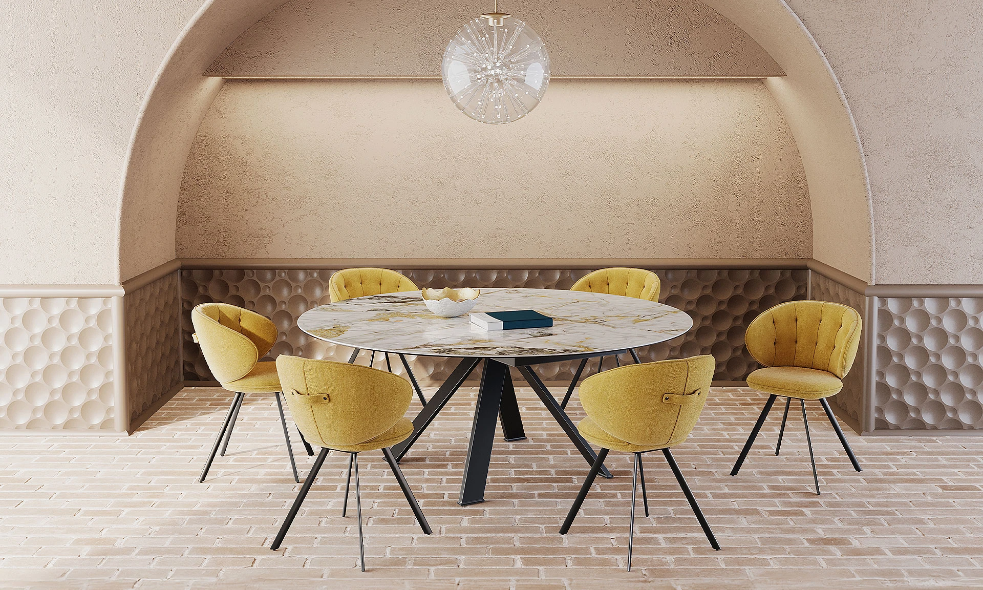 Indiana - Grande table céramique