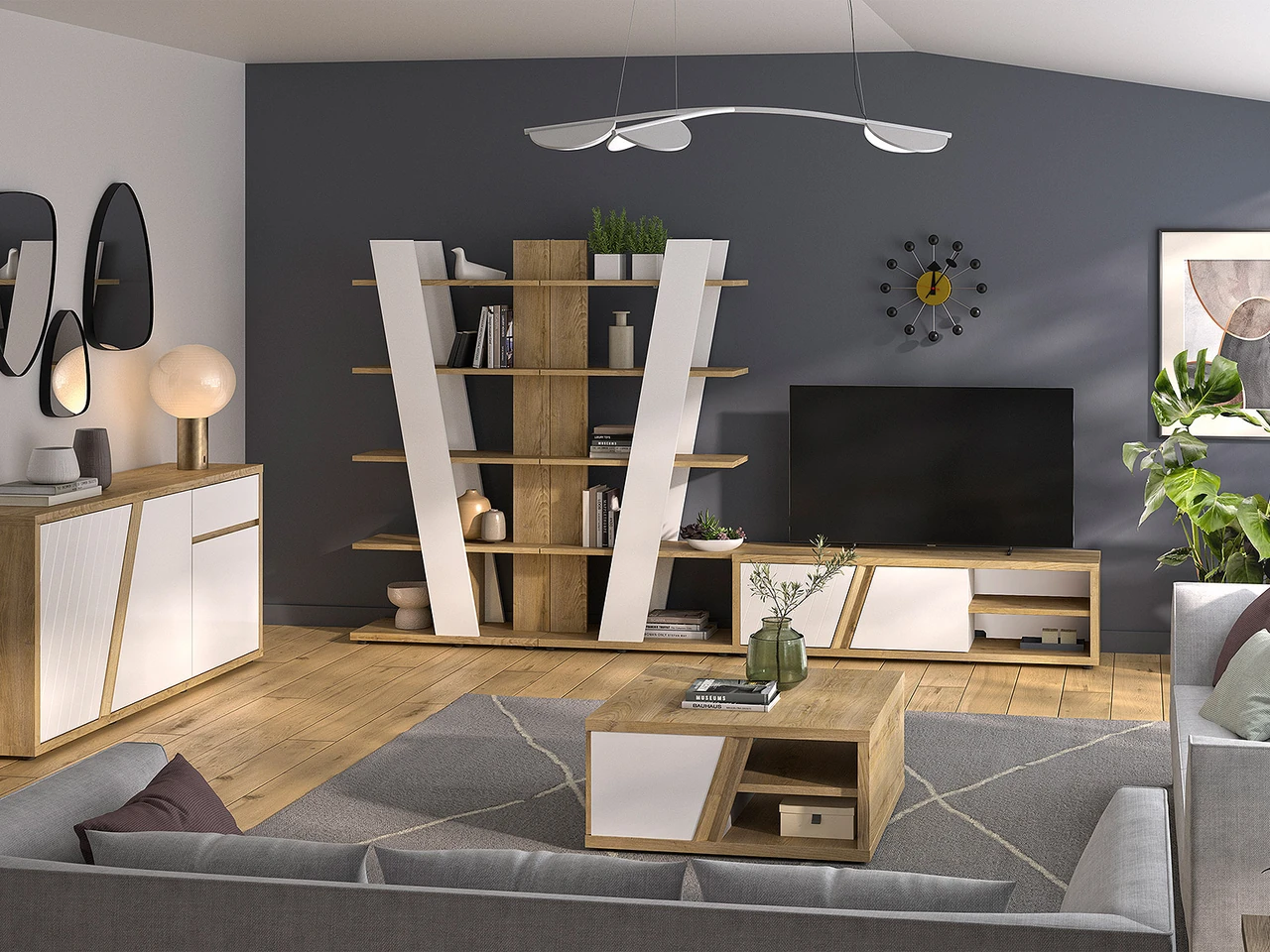 Intex - Meuble TV et table basse