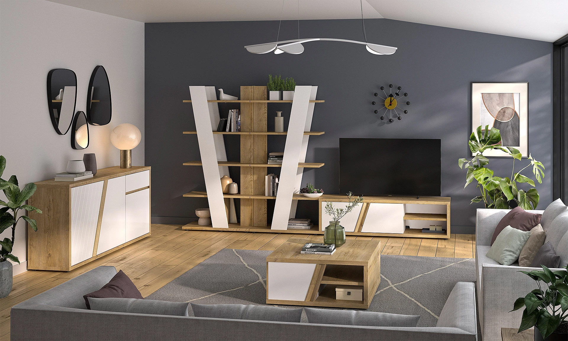 Intex - Meuble TV et table basse