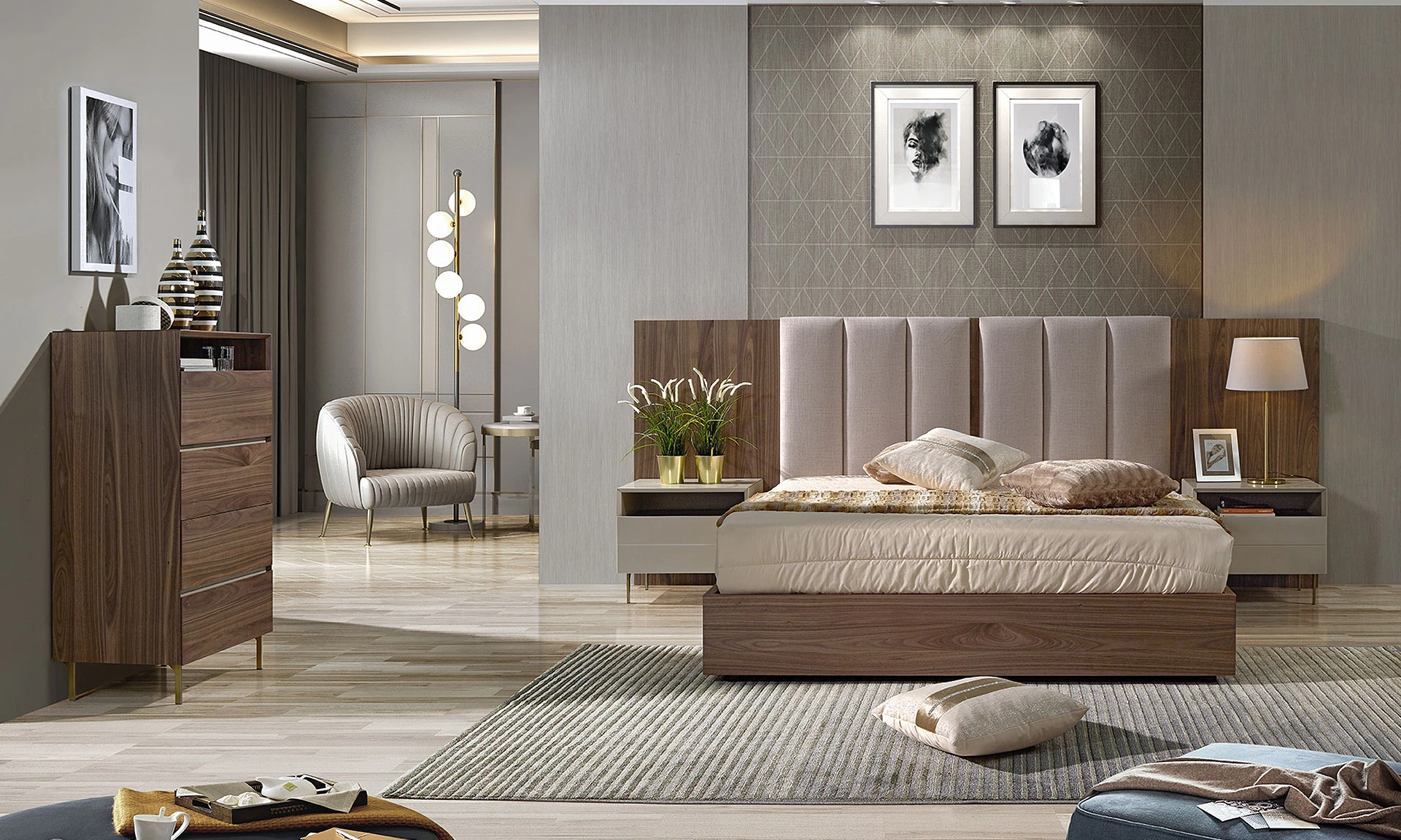 Jardin - Chambre moderne