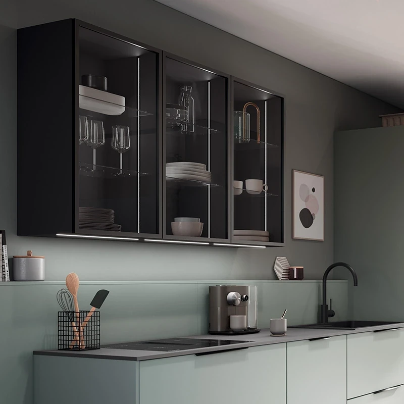 SCALA EUCALYPTUS - Cuisine minimaliste vert eucalyptus
