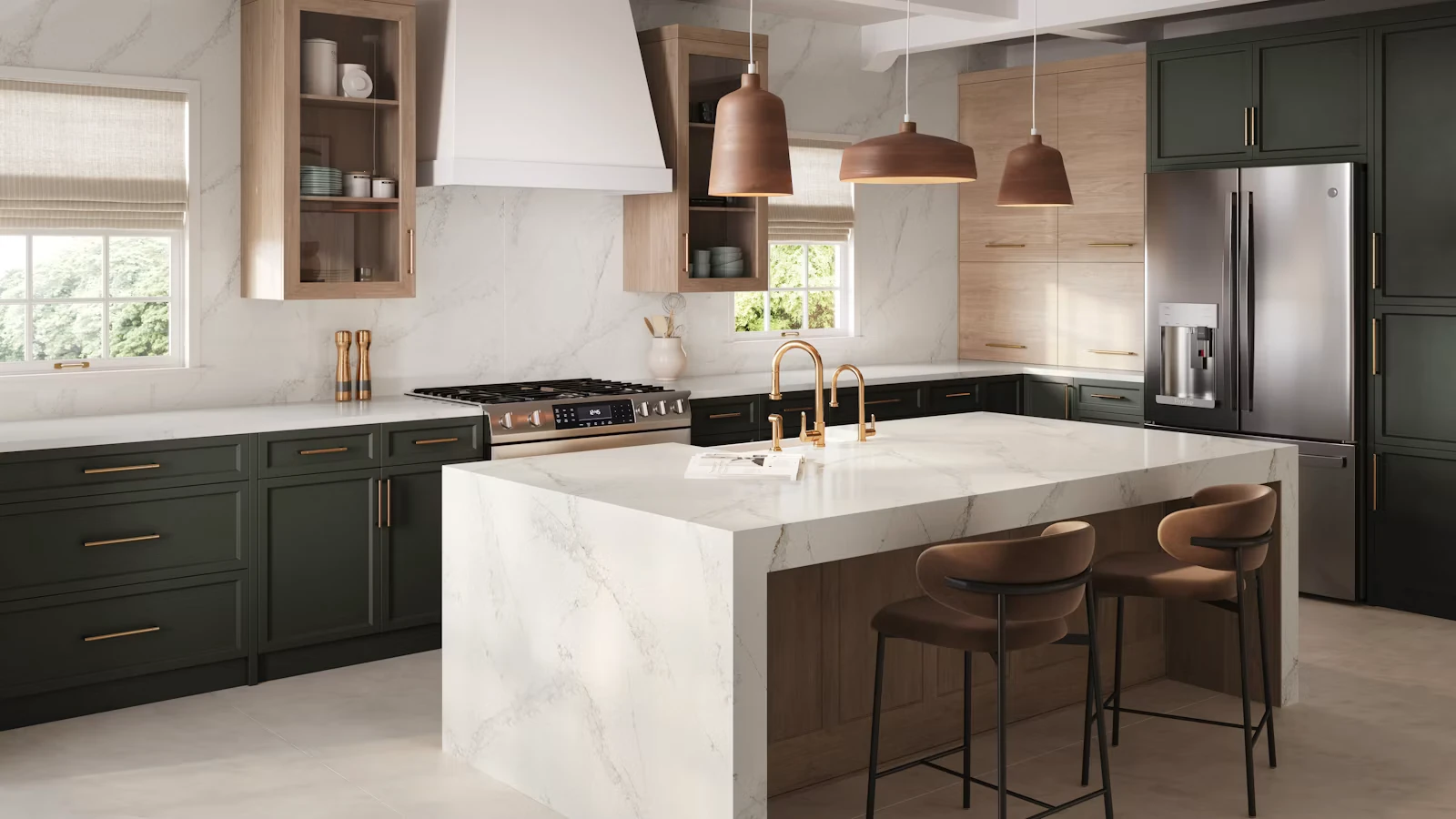 Silestone Bronze Rivers · Finition Poli