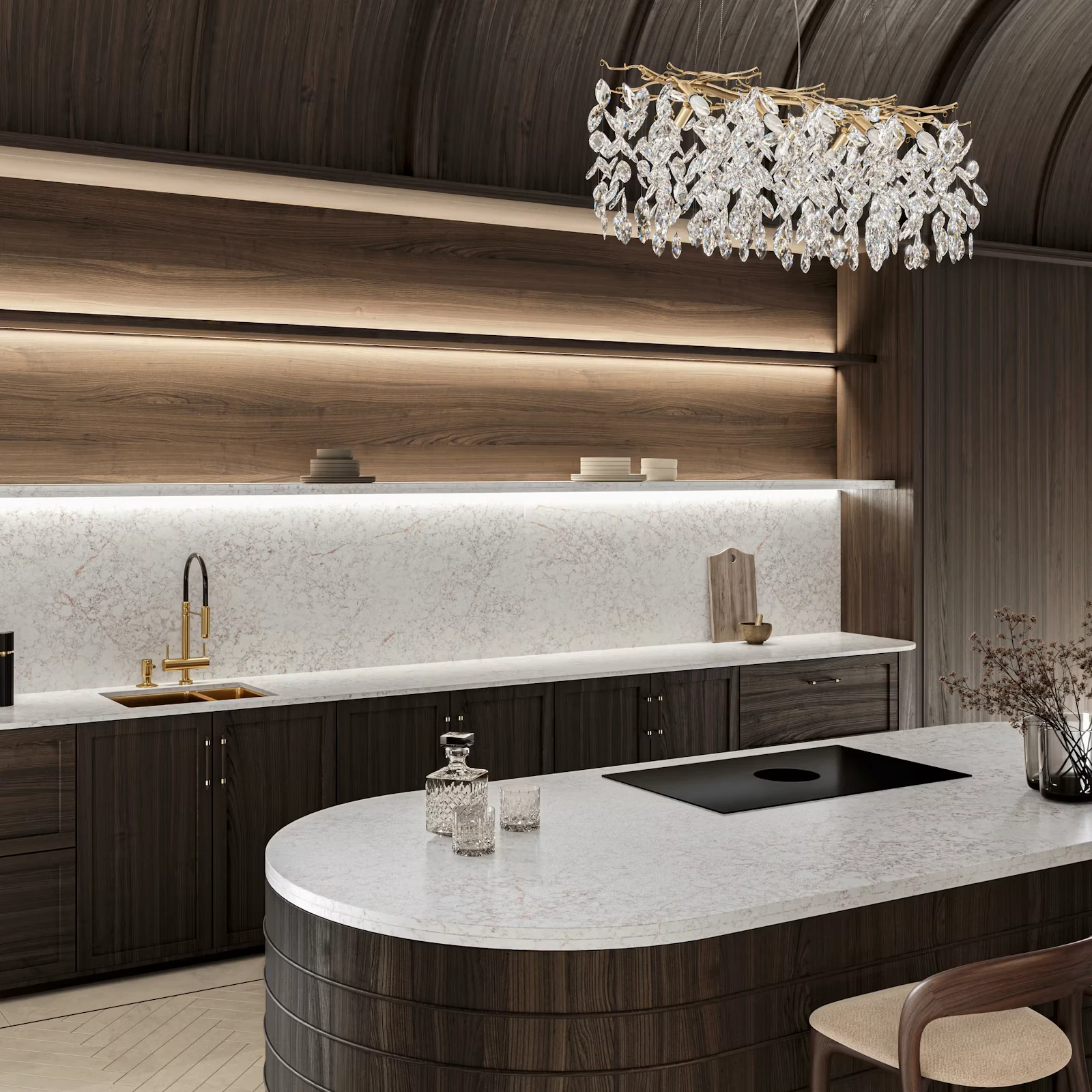 Silestone Rivière Rose · Finition Poli