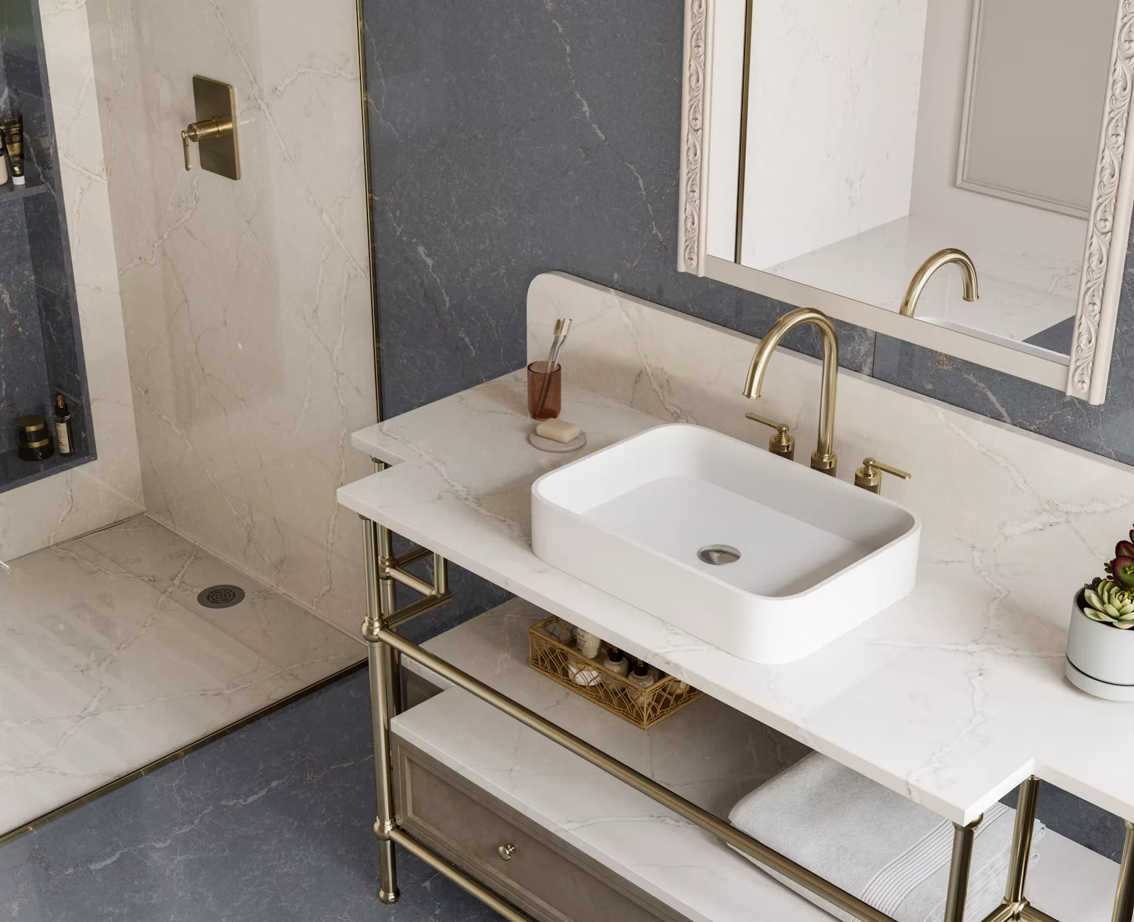 Silestone Parisien Bleu