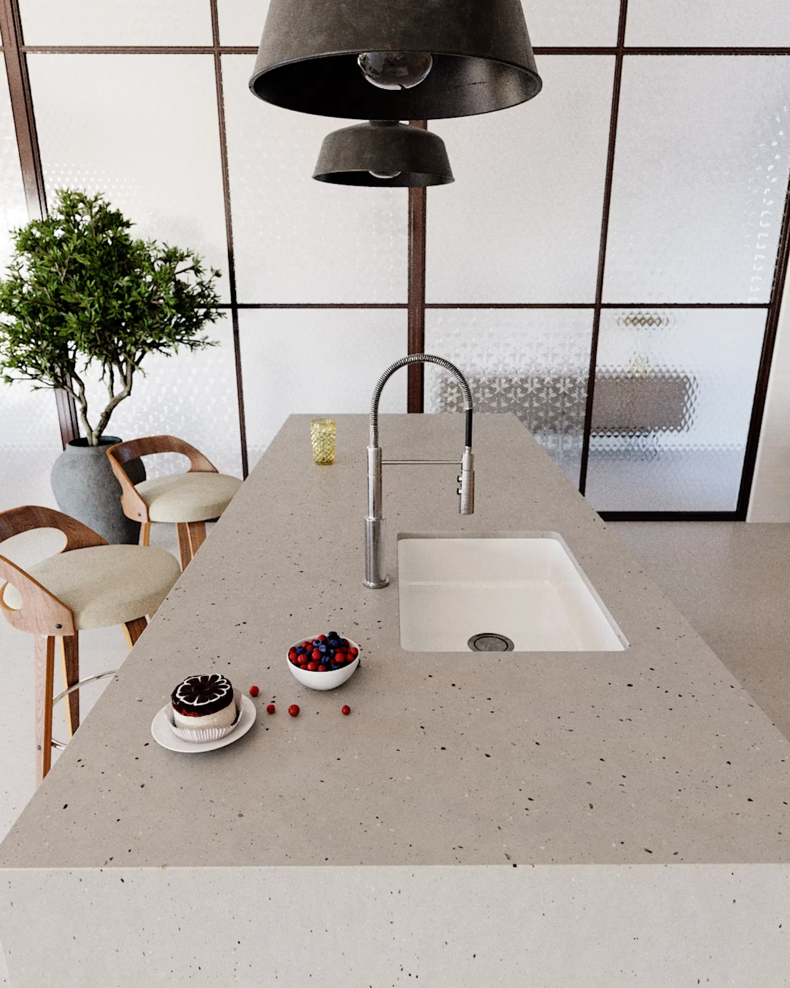 Silestone Concrete Pulse · Finition Suede