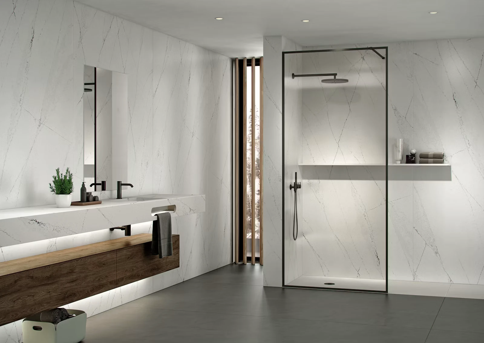 Silestone Ethereal Noctis · Finition Poli