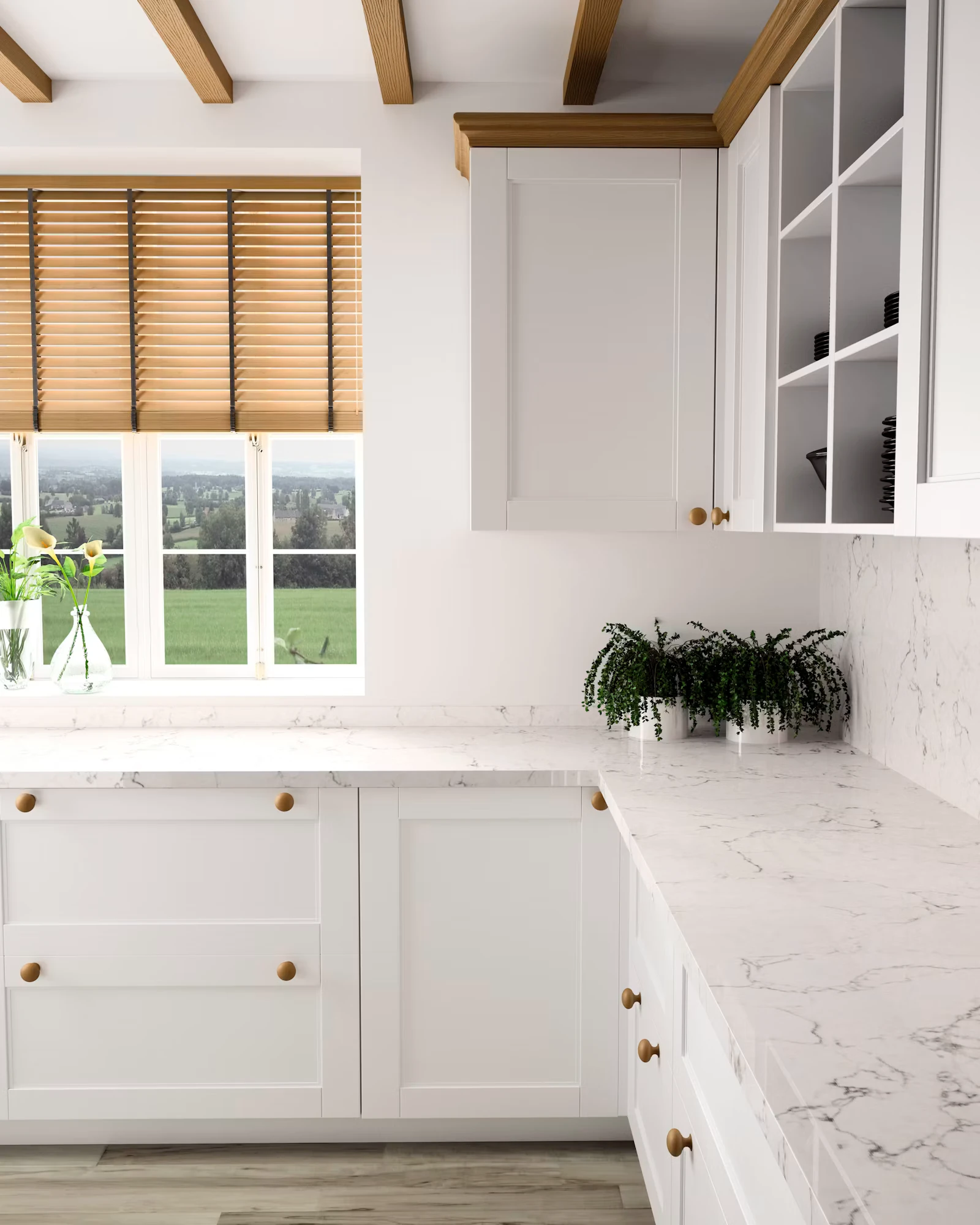 Silestone White Arabesque · Finition Poli