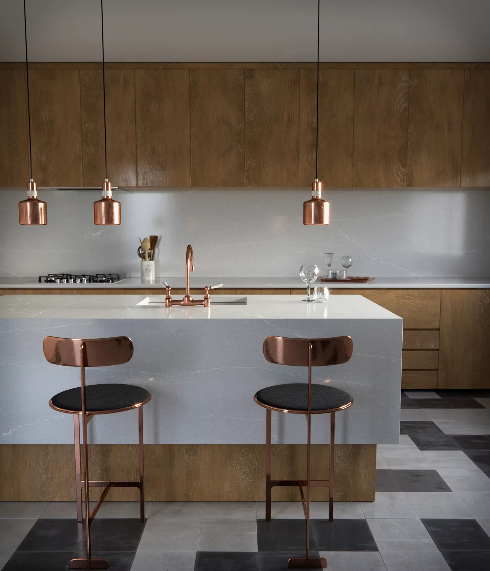Silestone Desert Silver · Finition Poli