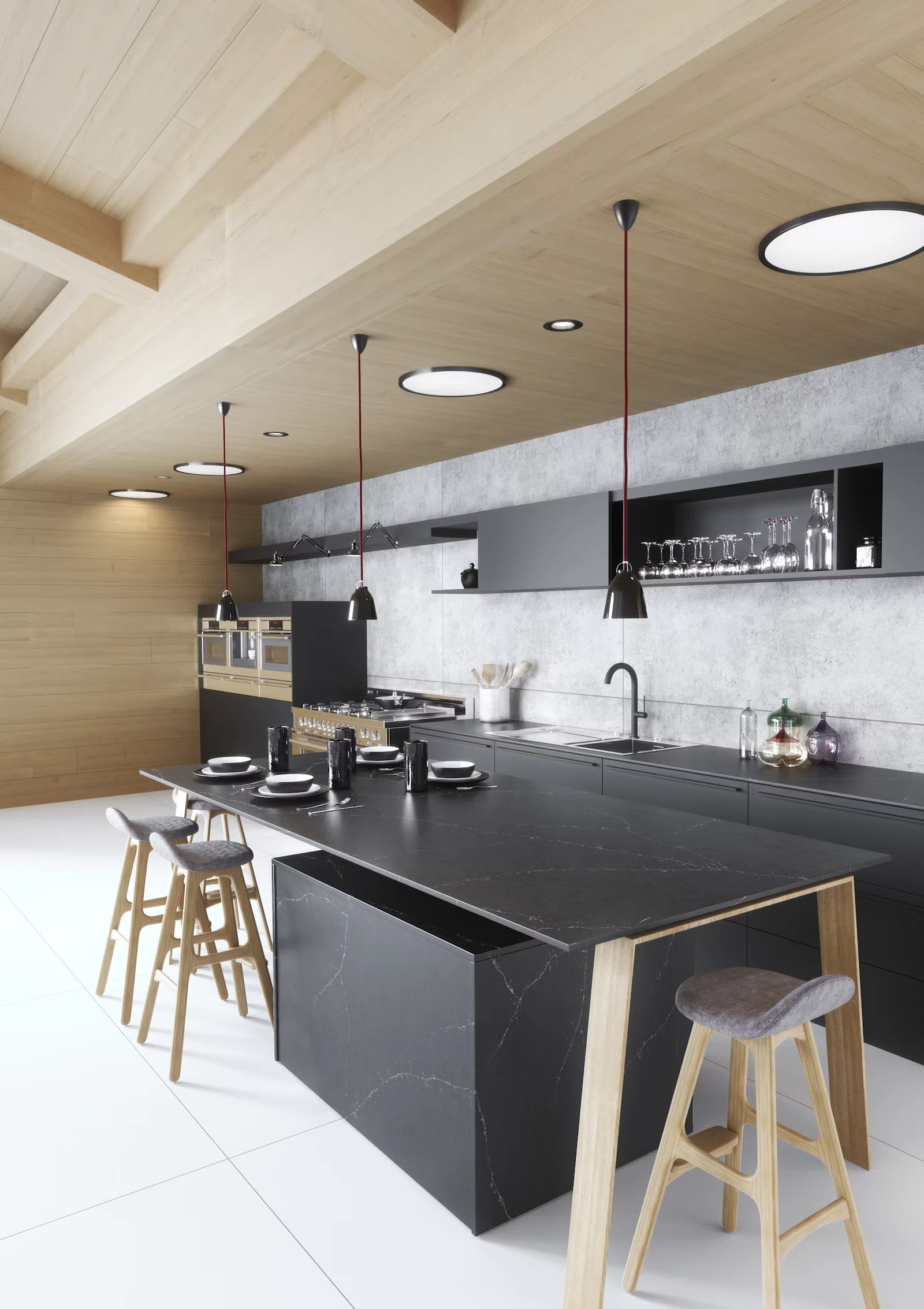 Silestone Charcoal Soapstone · Finition Poli