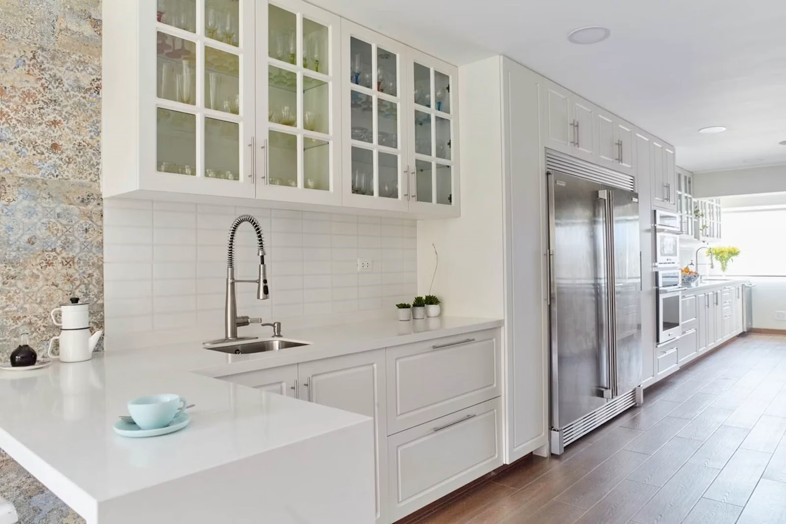Silestone Miami White · Finition Poli