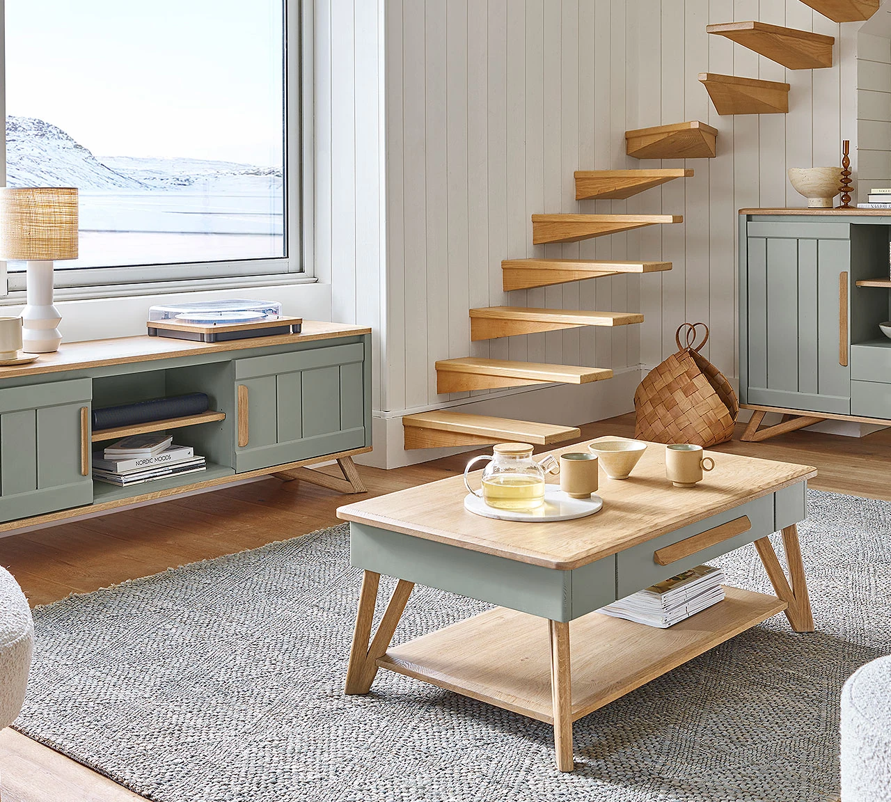Jina - Meuble TV et table basse