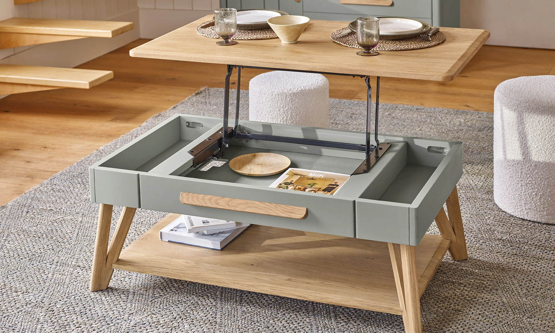 Jina - Meuble TV et table basse