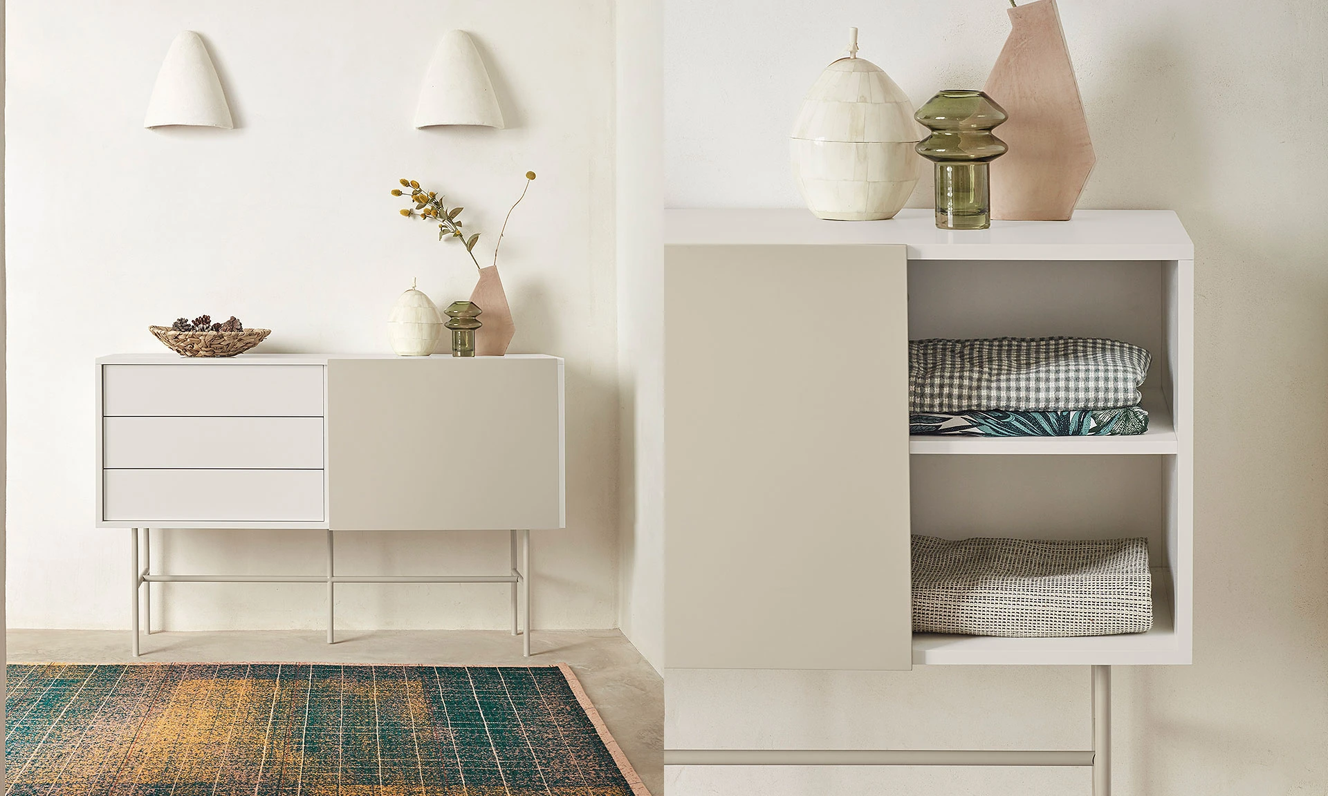 Kimono - Enfilade 1 porte 3 tiroirs